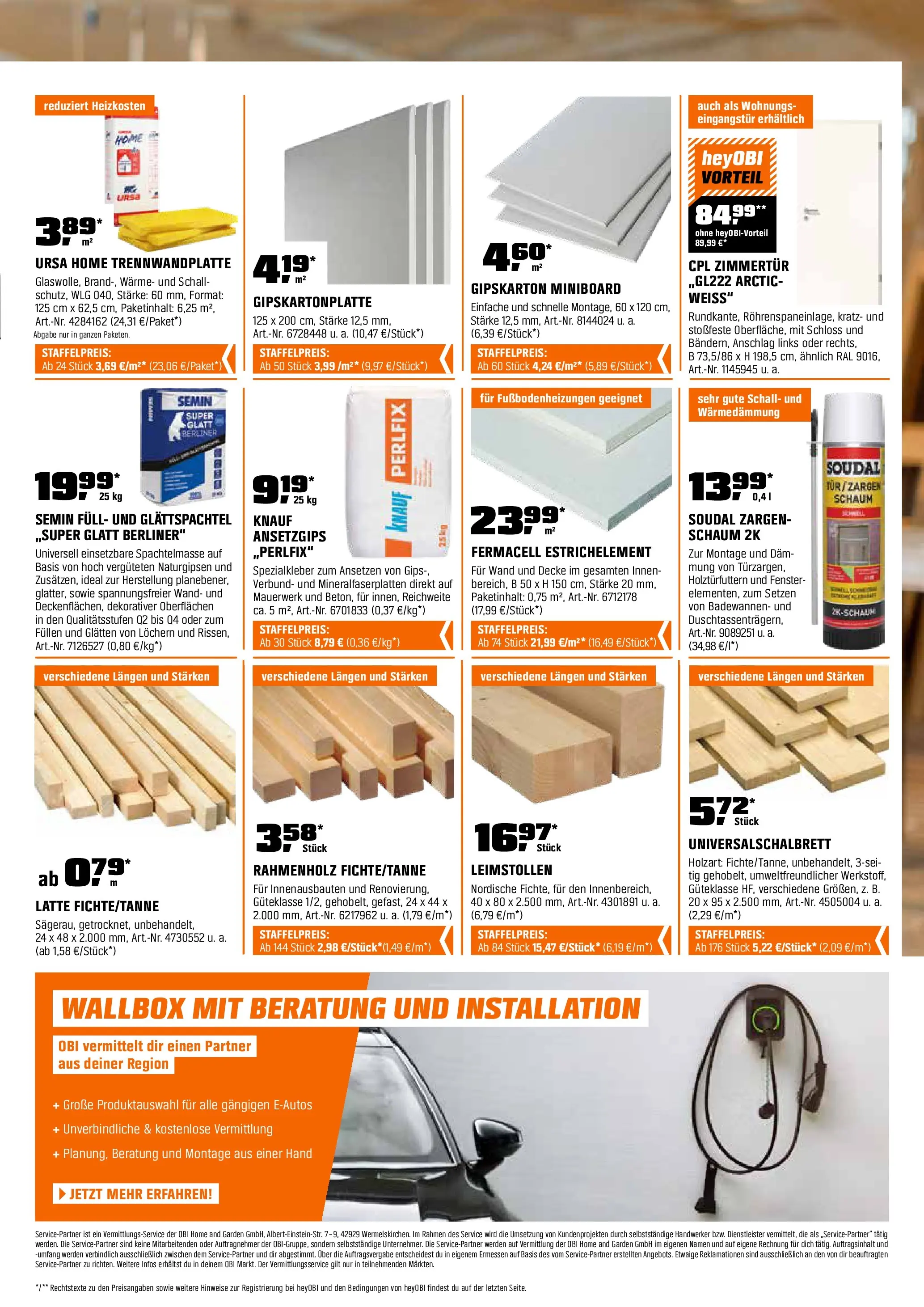 Obi Prospekt 	 (ab 15.12.2025) zum Blättern | Seite: 19 | Produkte: Berliner, Decke, Tür