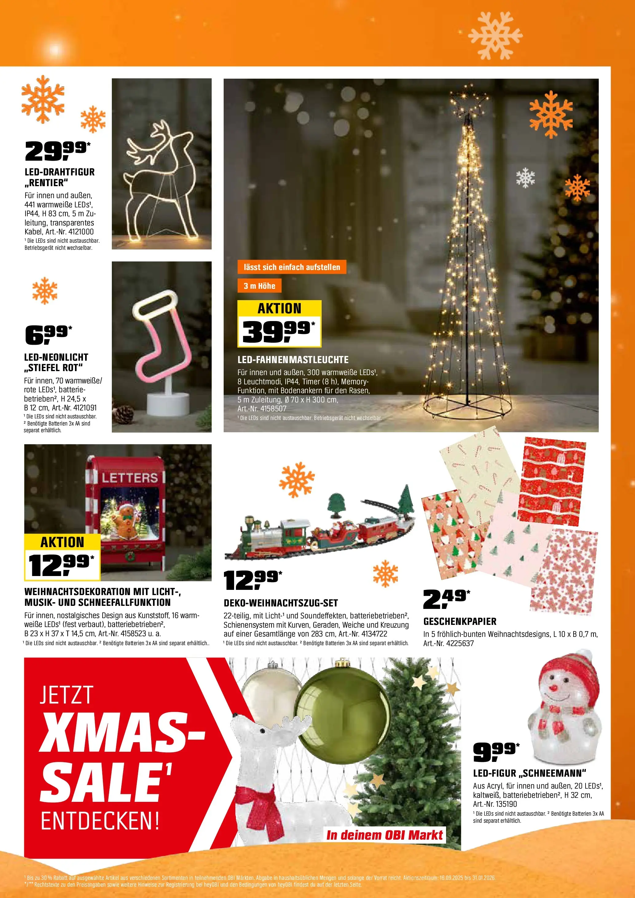 OBI Flugblatt von 01.12.2025 - Aktuelle Angebote | Seite: 3 | Produkte: Batterie