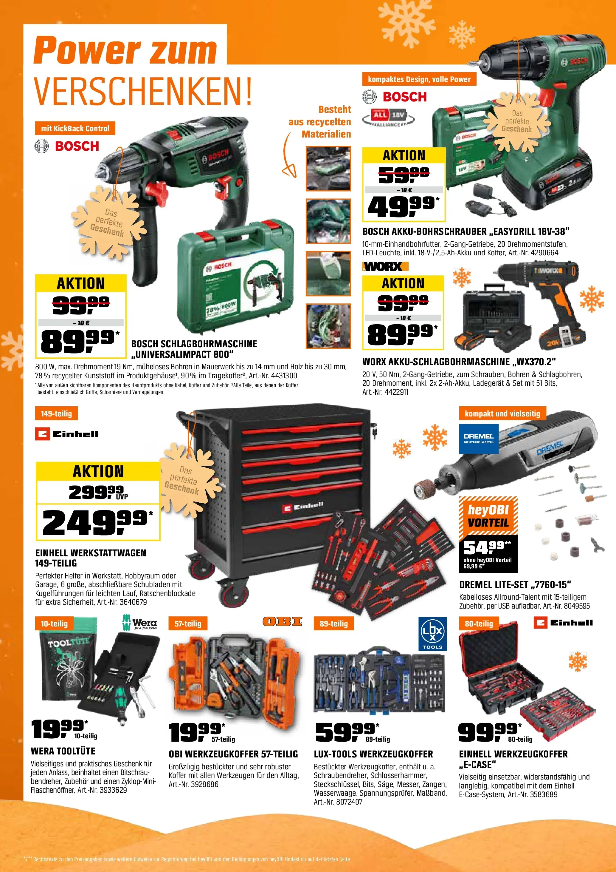 OBI Flugblatt von 01.12.2025 - Aktuelle Angebote | Seite: 12 | Produkte: Koffer, USB