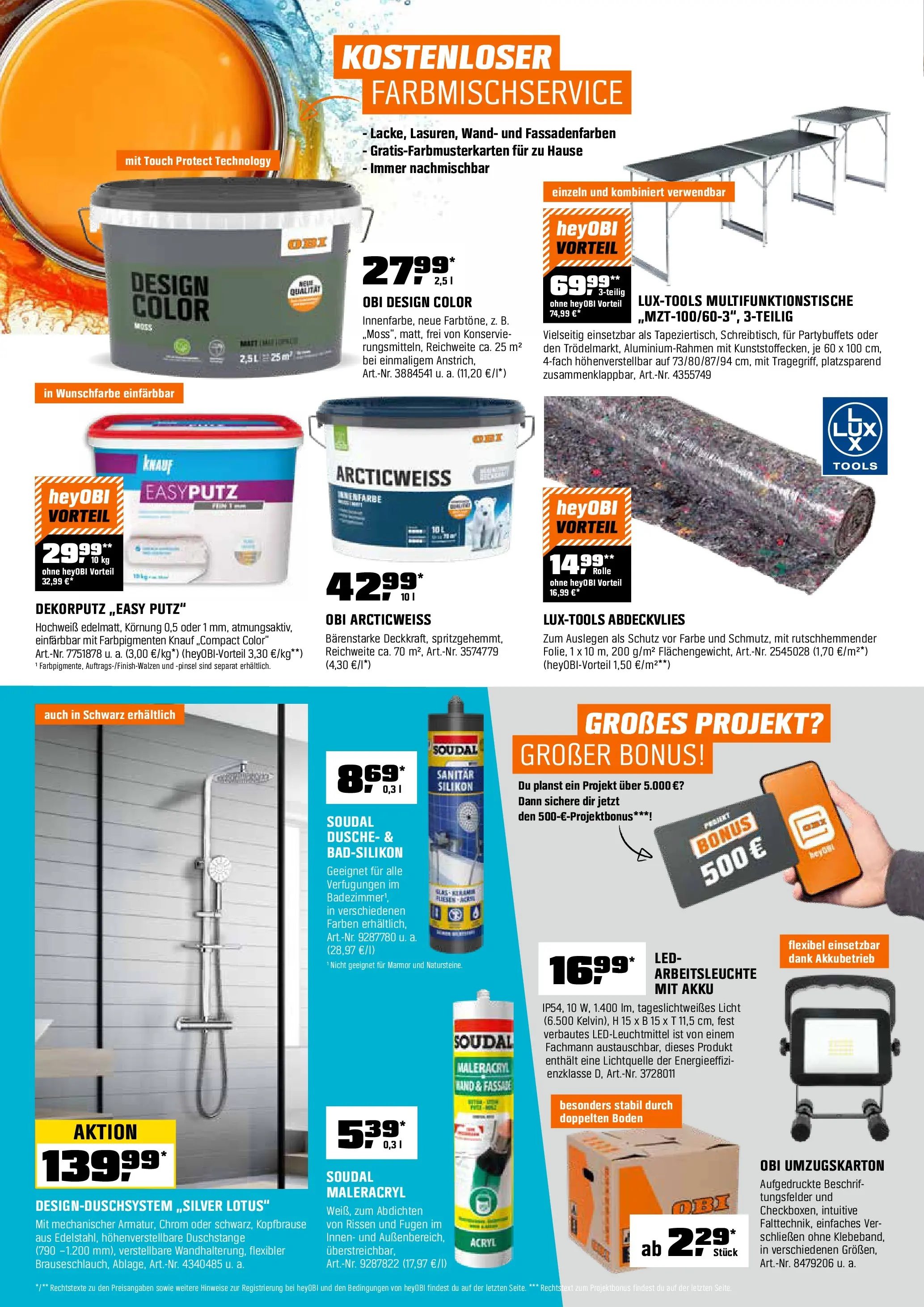 OBI Flugblatt von 01.12.2025 - Aktuelle Angebote | Seite: 16 | Produkte: Dusche, Pinsel