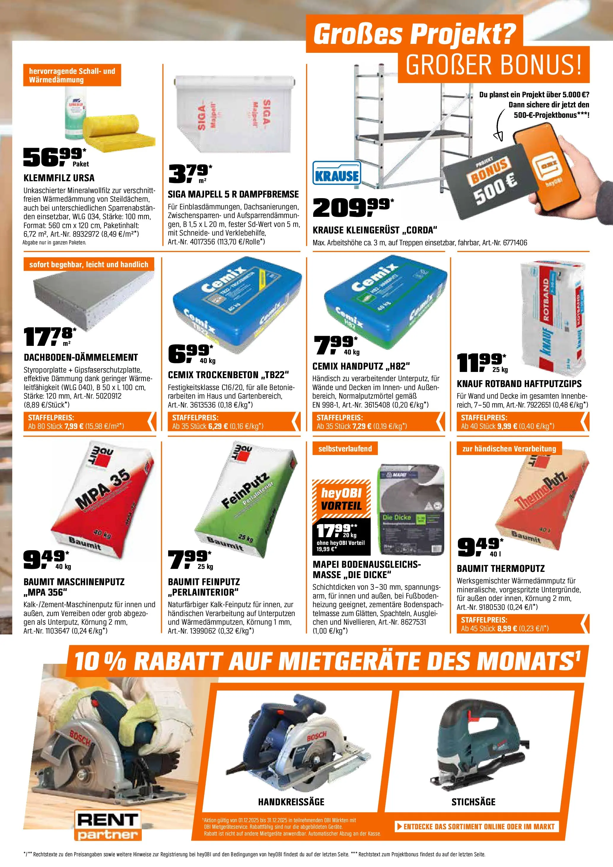OBI Flugblatt von 01.12.2025 - Aktuelle Angebote | Seite: 18 | Produkte: Decke