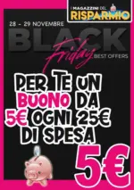 Magazzini del Risparmio Black friday - al 29.11.2025