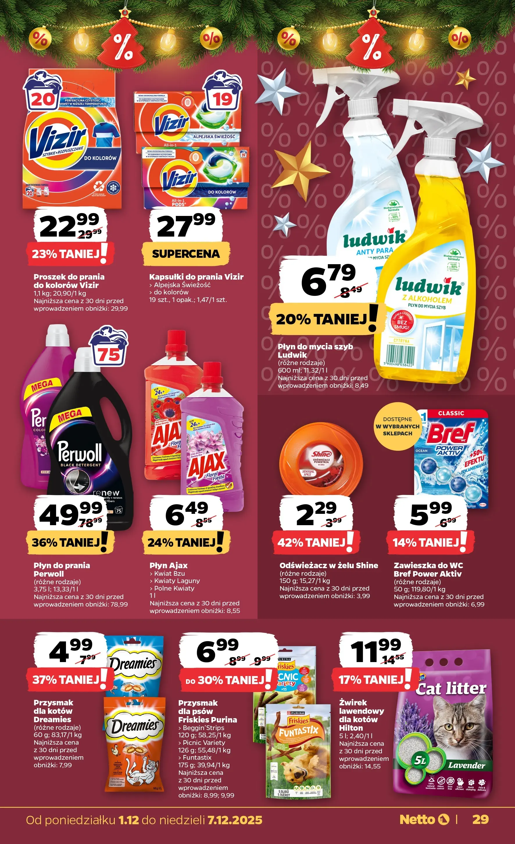 Netto - NETTO T49A ważne do 7.12 od 30.11.2025 - Aktualne promocje | Strona: 29 | Produkty: Cytryna, Kapsułki do prania Vizir, Odświeżacz, Detergent