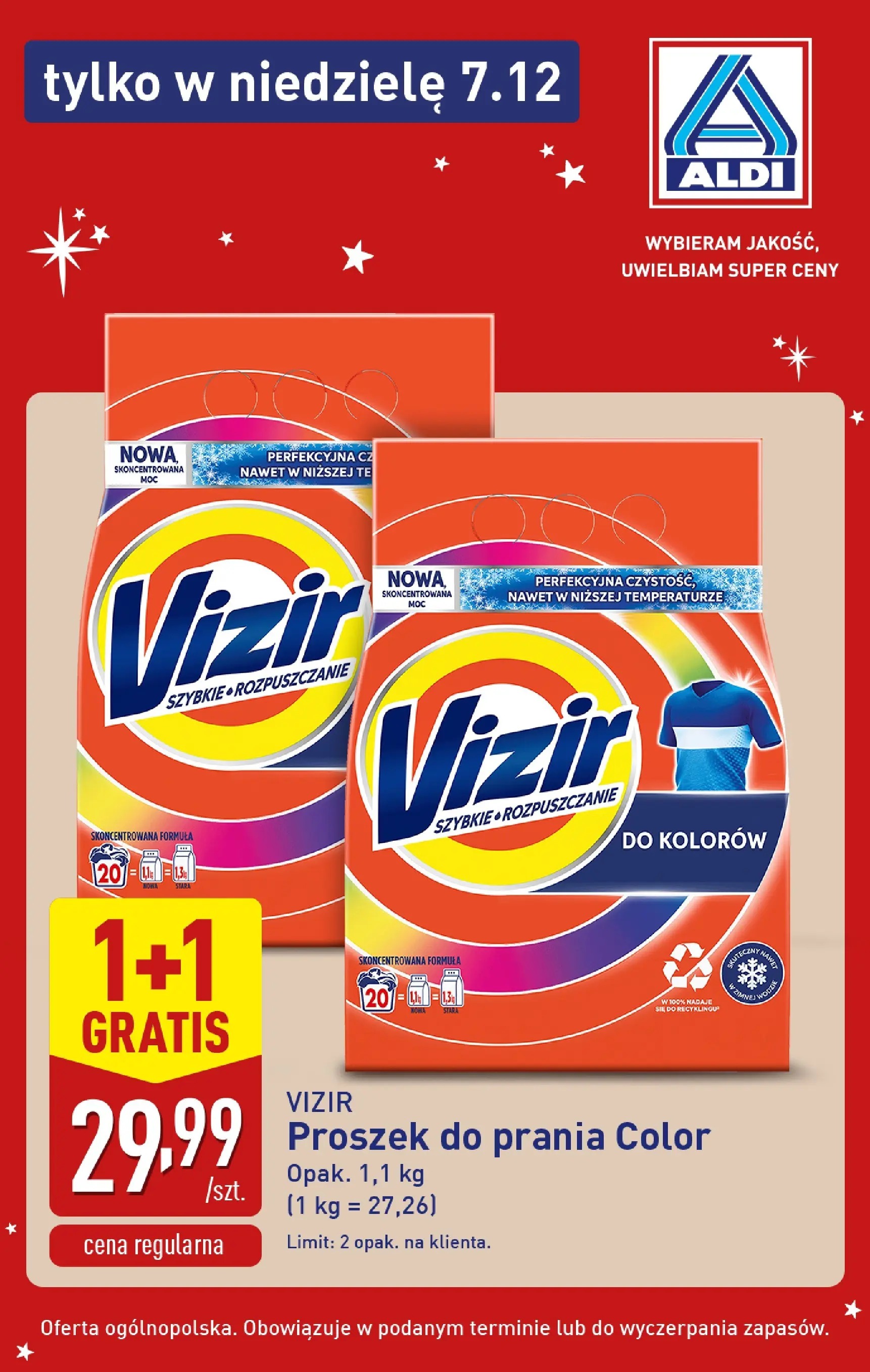 Aldi - Super oferty na niedzielę w ALDI od 06.12.2025 - Ulotka PDF, promocje | Strona: 6 | Produkty: Proszek do prania