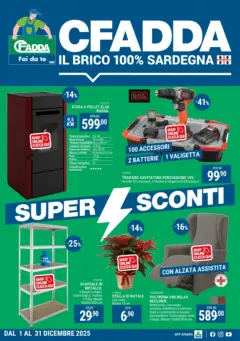 Anteprima del volantino CFadda - Super Sconti di Dicembre valido a partire dal 30.11.2025