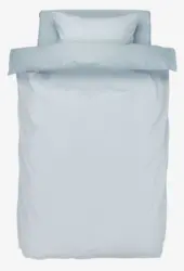 JYSK Спално бельо с чаршаф SHEILA 140x200 райе синьо