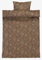 JYSK JYSK Спално бельо MIMMI сатен 140x200 цвят тъмен пясък - до 10-12-25