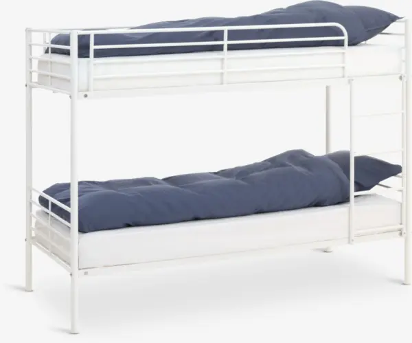 JYSK Двуетажно легло PLOVSTRUP 2x90x200 бяло