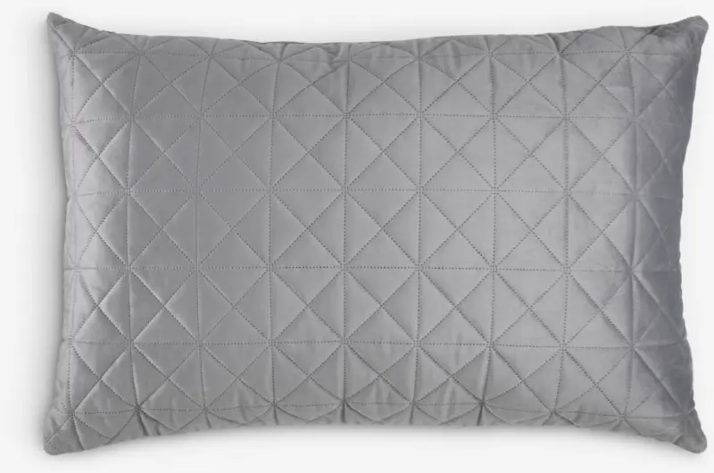 JYSK Възглавница за гръб ENGBLOMME 60x90 сива