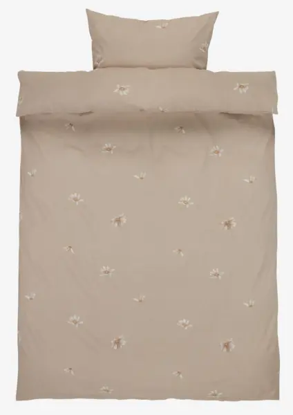 JYSK Спално бельо LONNI 140x200 цвят пясък