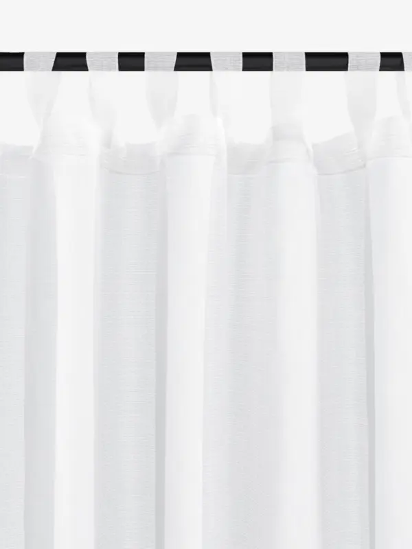 JYSK Завеса GOLMA 1x140x300 бяла