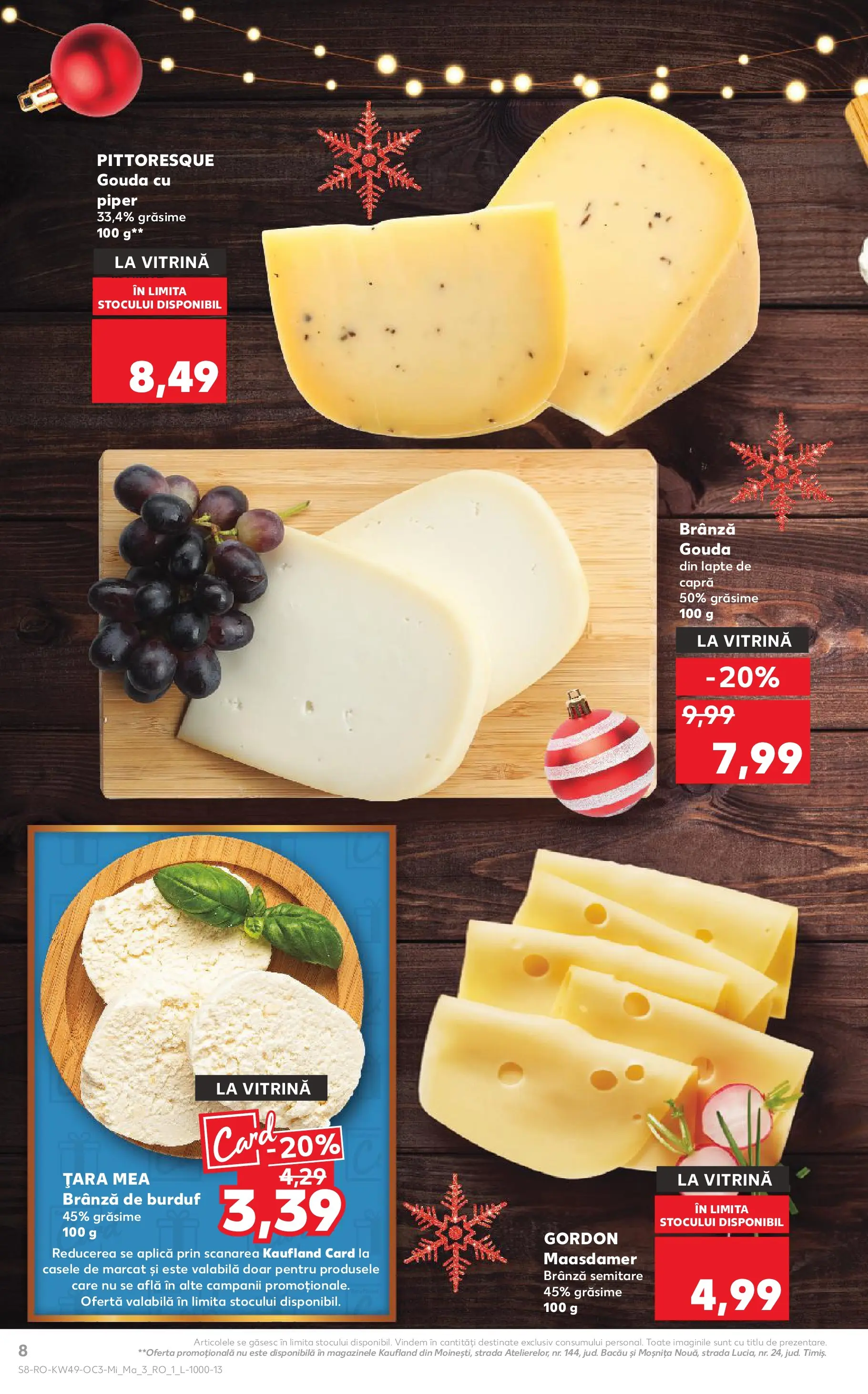 Catalog Kaufland - Zalau 02.12.2025 - Revista si Oferta | Pagină: 8 | Produse: Vitrină, Brânză, Piper, Gouda