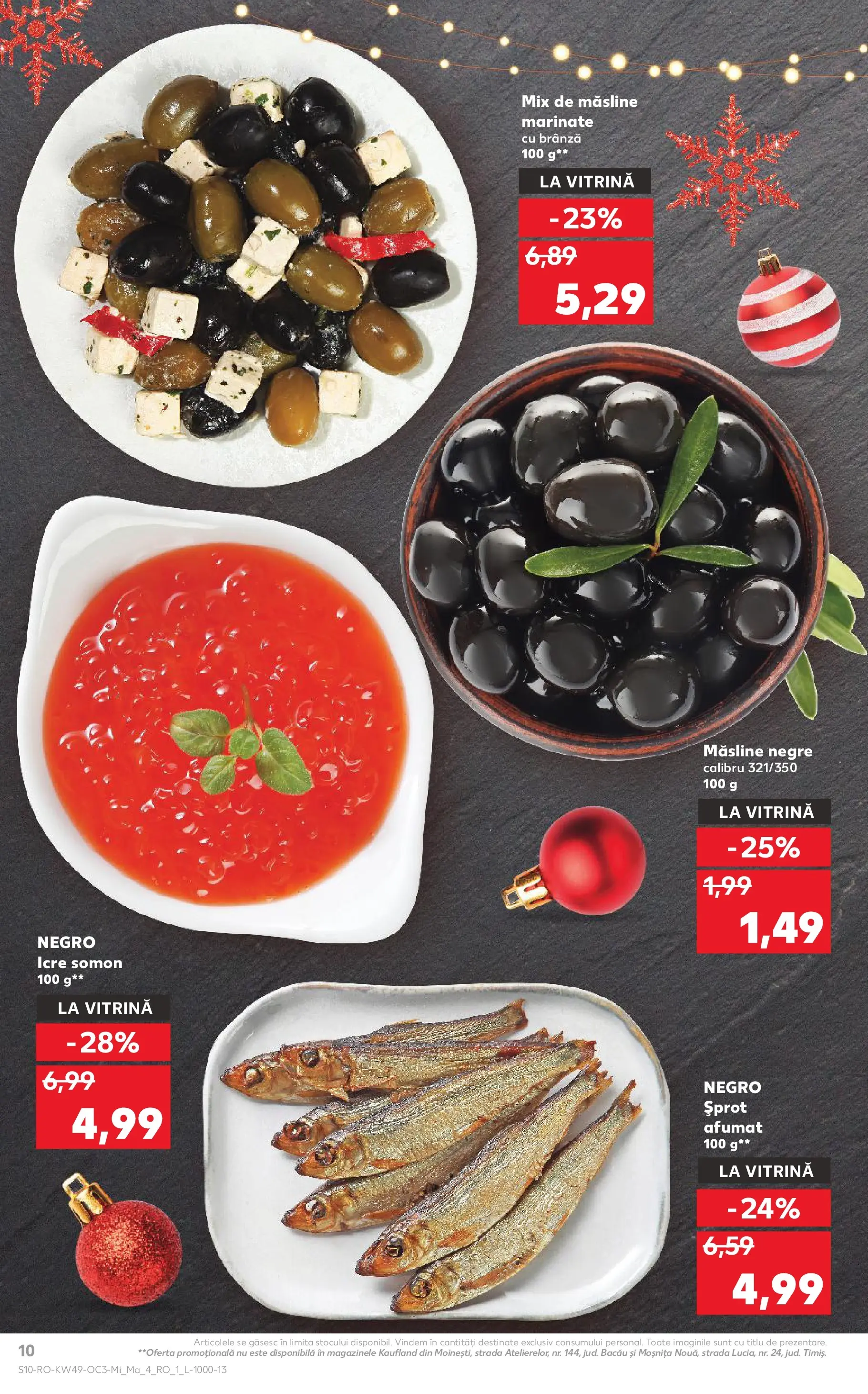 Catalog Kaufland - Zalau 02.12.2025 - Revista si Oferta | Pagină: 10 | Produse: Hijyenik ped, Vitrină, Măsline, Brânză