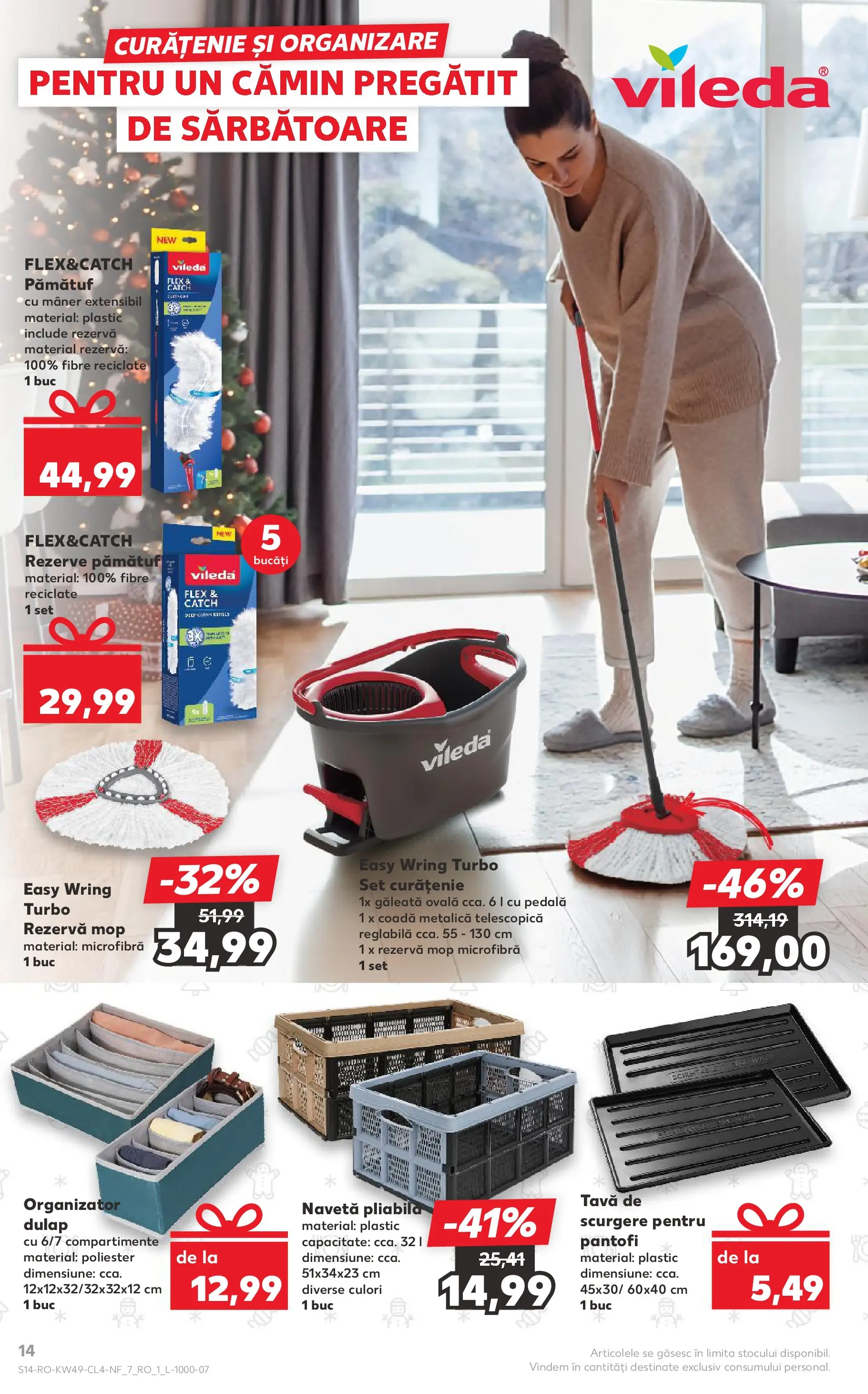 Catalog Kaufland - Bârlad 02.12.2025 - Revista si Oferta | Pagină: 14 | Produse: Pantofi, Mop, Mâner