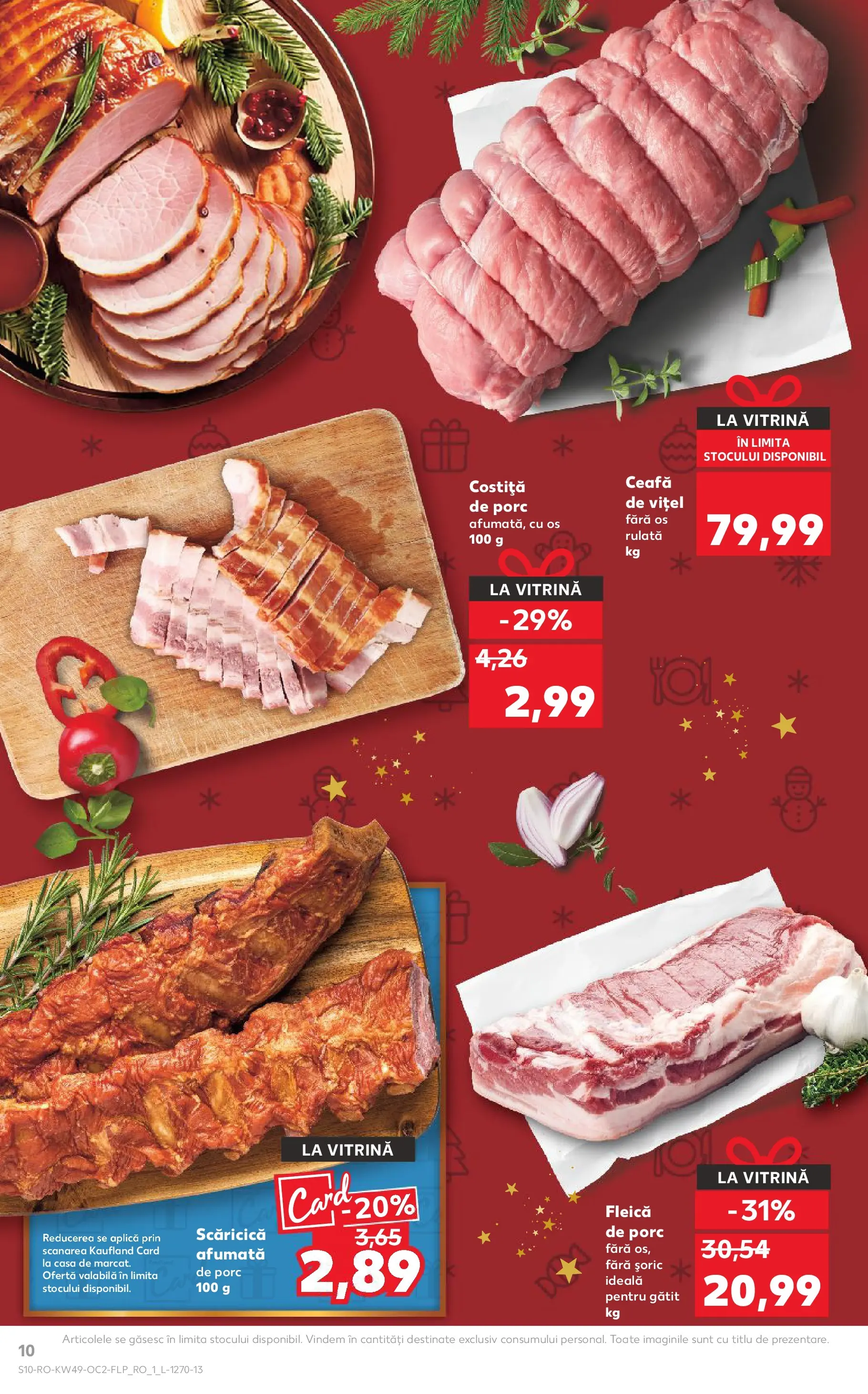 Catalog Kaufland - Zalau 03.12.2025 - Revista si Oferta | Pagină: 10 | Produse: Keçeli kalem, Vitrină, Fleică