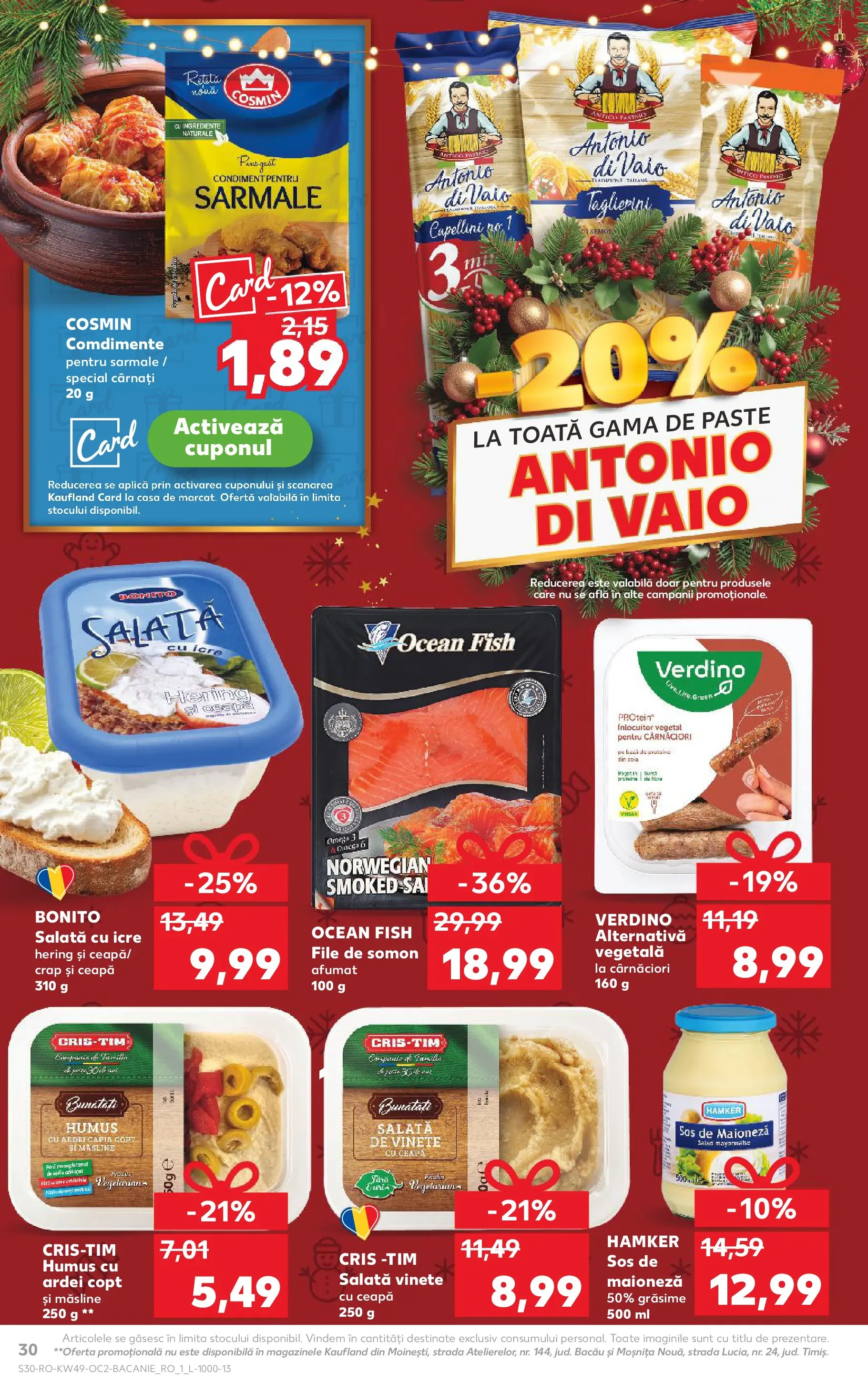 Catalog Kaufland - Constanța 03.12.2025 - Revista si Oferta | Pagină: 30 | Produse: Chaussures de ski, Ardei, Humus, Sos