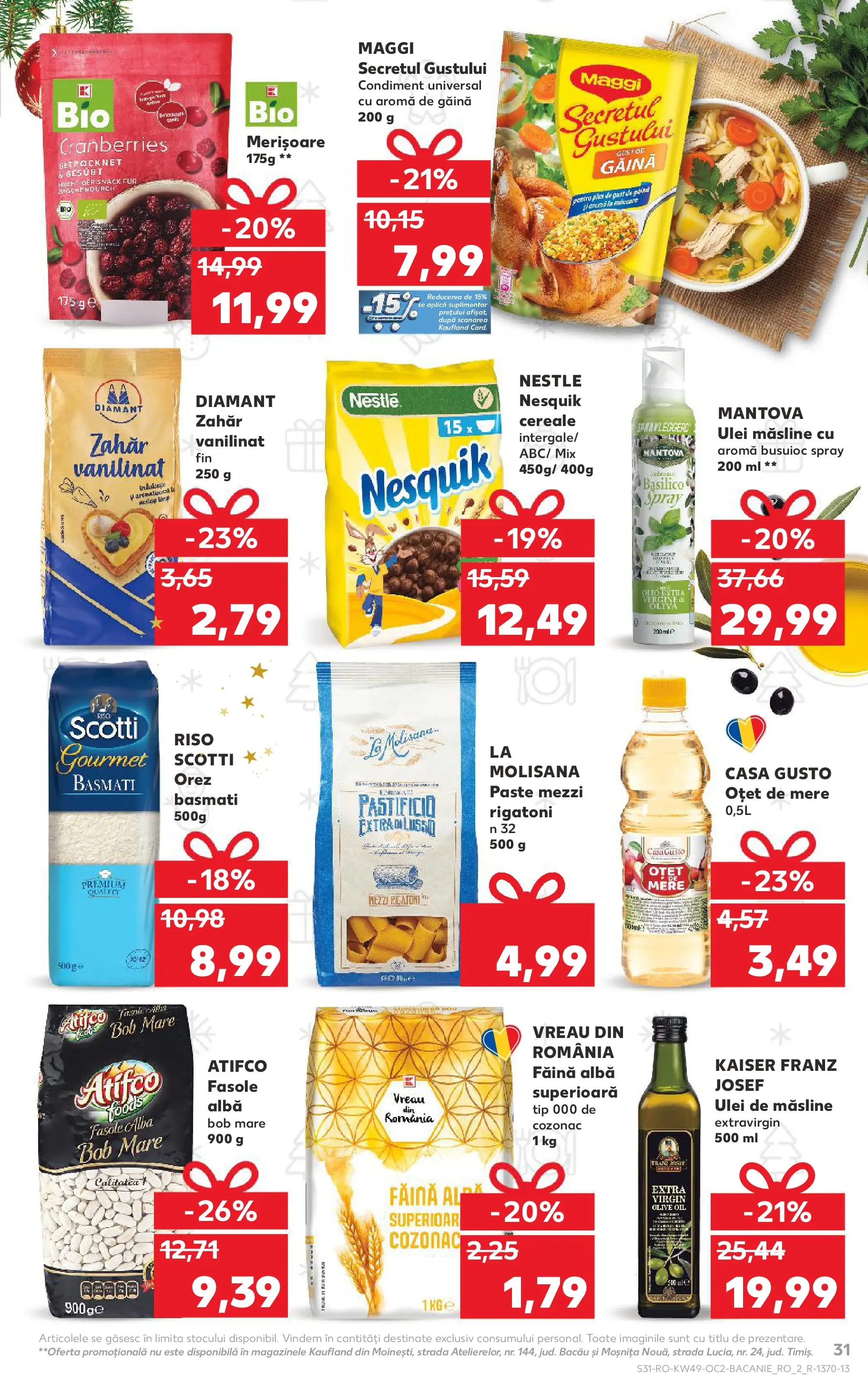 Catalog Kaufland - Fălticeni 03.12.2025 - Revista si Oferta | Pagină: 31 | Produse: Mere, Paste, Zahăr, Çocuk sutyeni