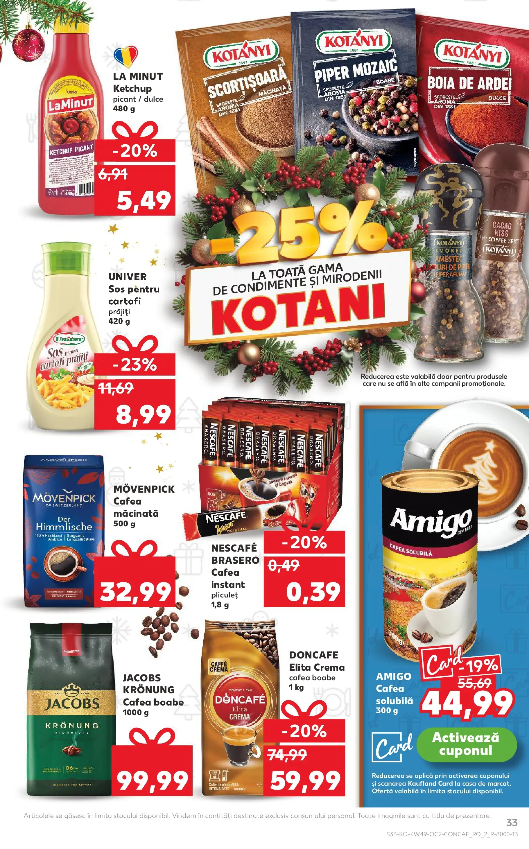 Catalog Kaufland - Fălticeni 03.12.2025 - Revista si Oferta | Pagină: 33 | Produse: Köpek çiti, Cremă, Ketchup, Piper