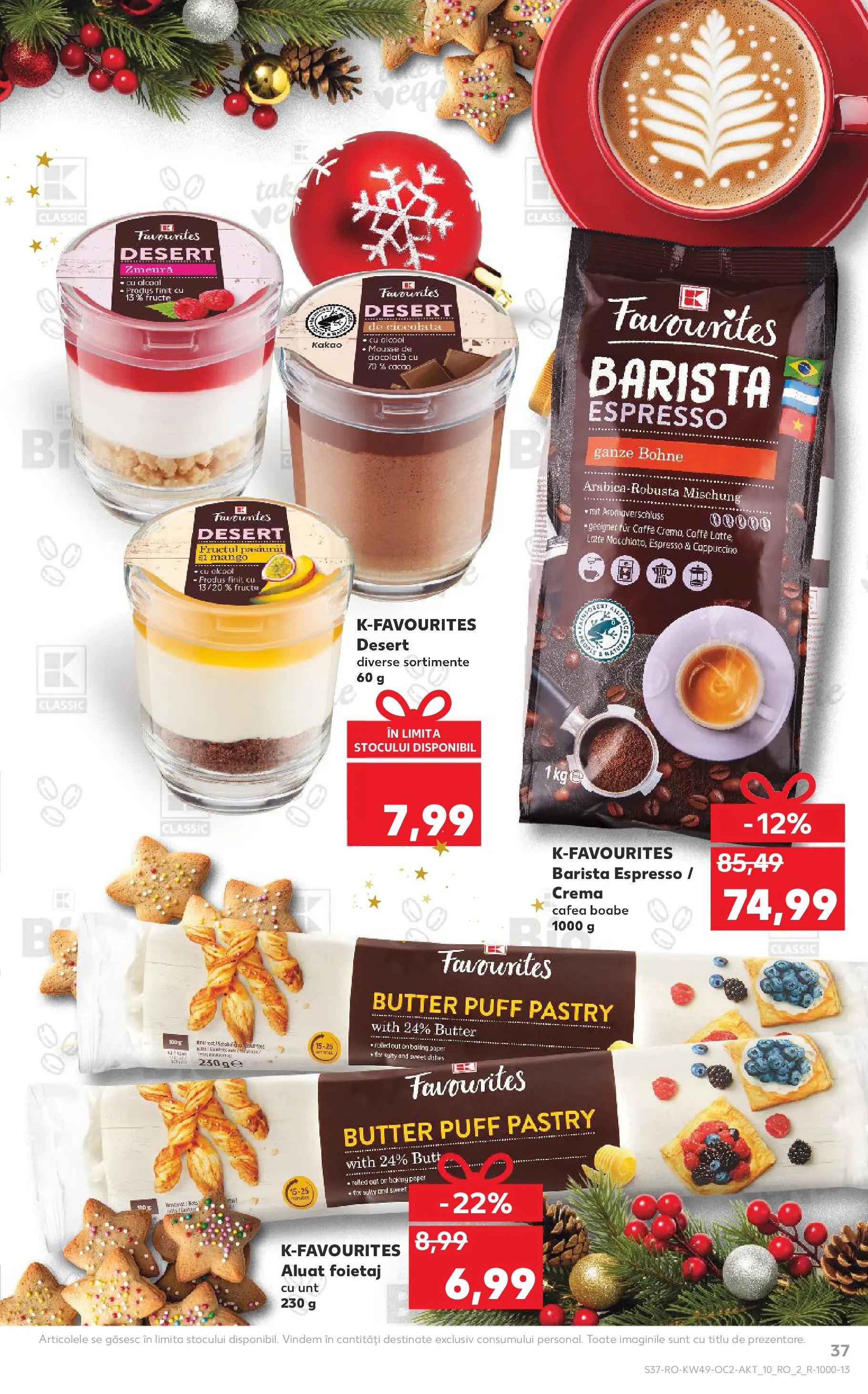 Catalog Kaufland - Constanța 03.12.2025 - Revista si Oferta | Pagină: 37 | Produse: Unt, Cafea, Fructe, Mango