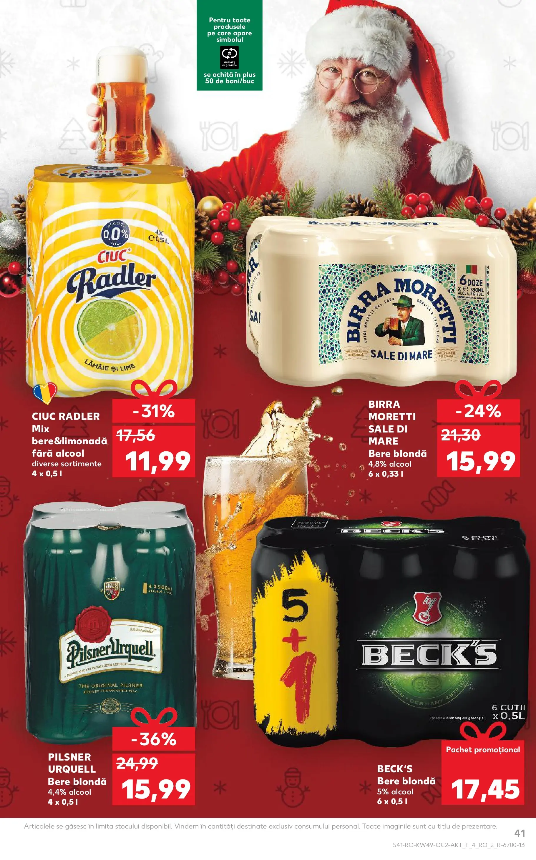Catalog Kaufland - Fălticeni 03.12.2025 - Revista si Oferta | Pagină: 41 | Produse: Lime, Bere, Lămâie