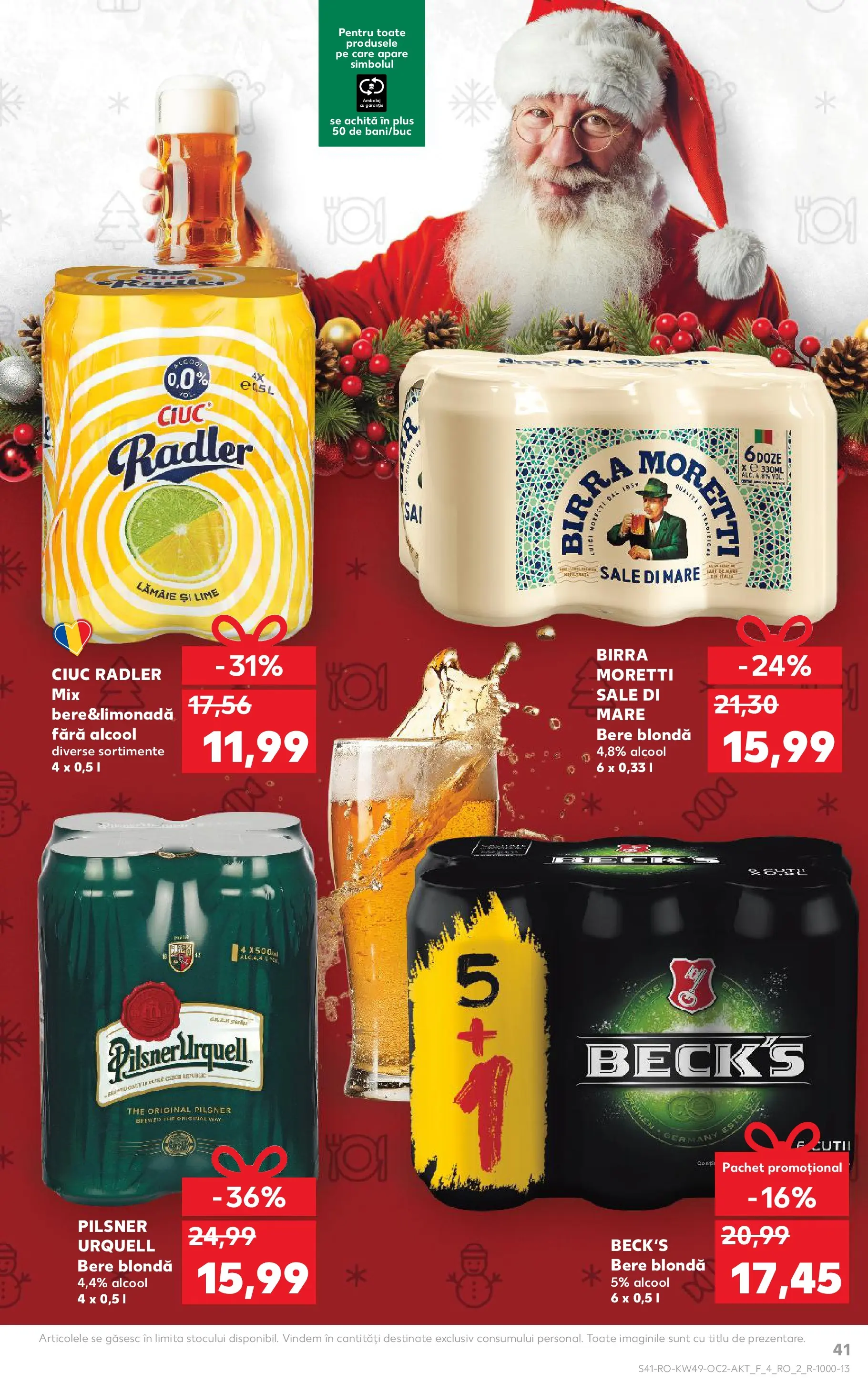 Catalog Kaufland - Constanța 03.12.2025 - Revista si Oferta | Pagină: 41 | Produse: Lime, Bere, Lămâie