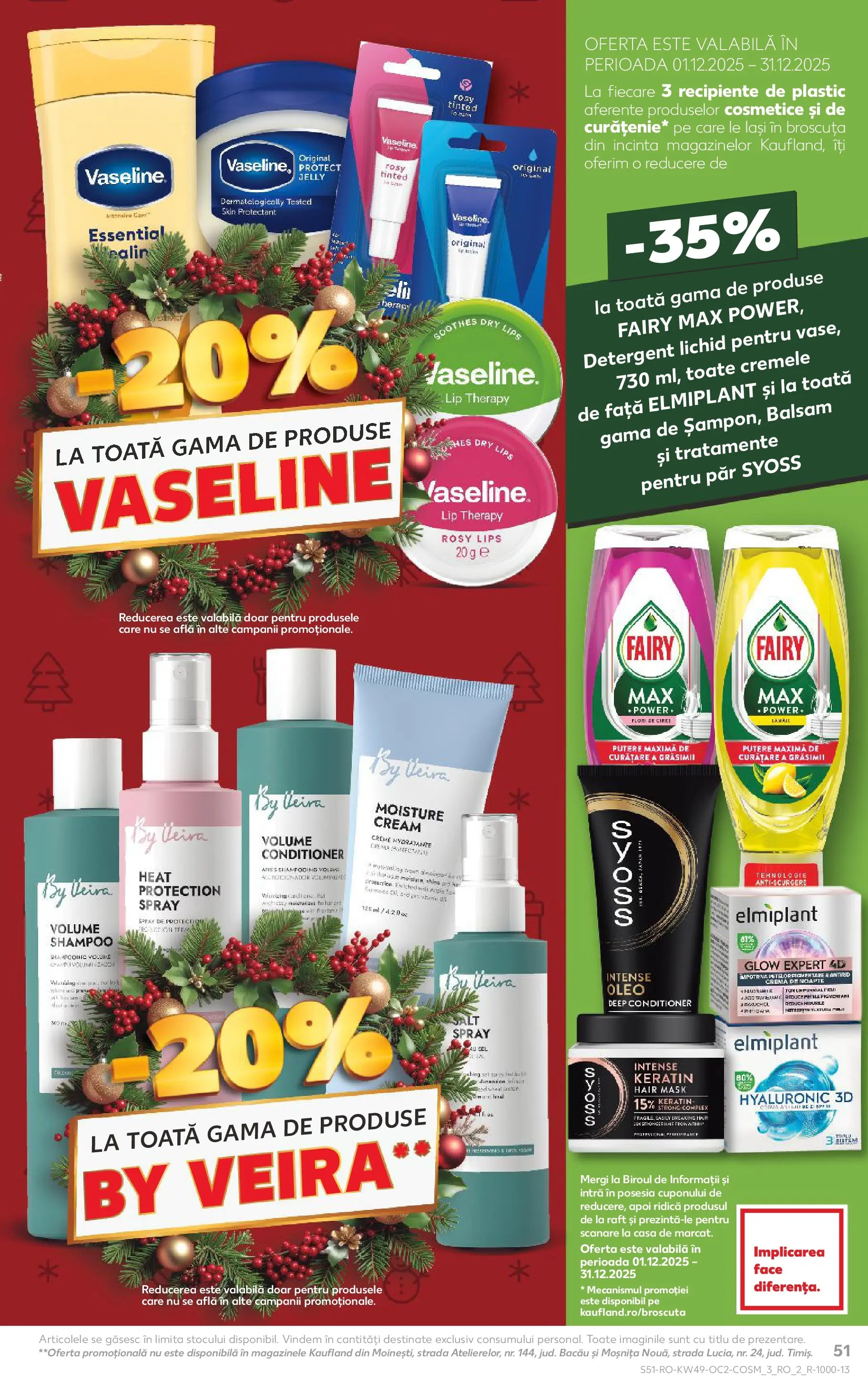 Catalog Kaufland - Constanța 03.12.2025 - Revista si Oferta | Pagină: 51 | Produse: Raft, Recipiente, Cremă, Detergent