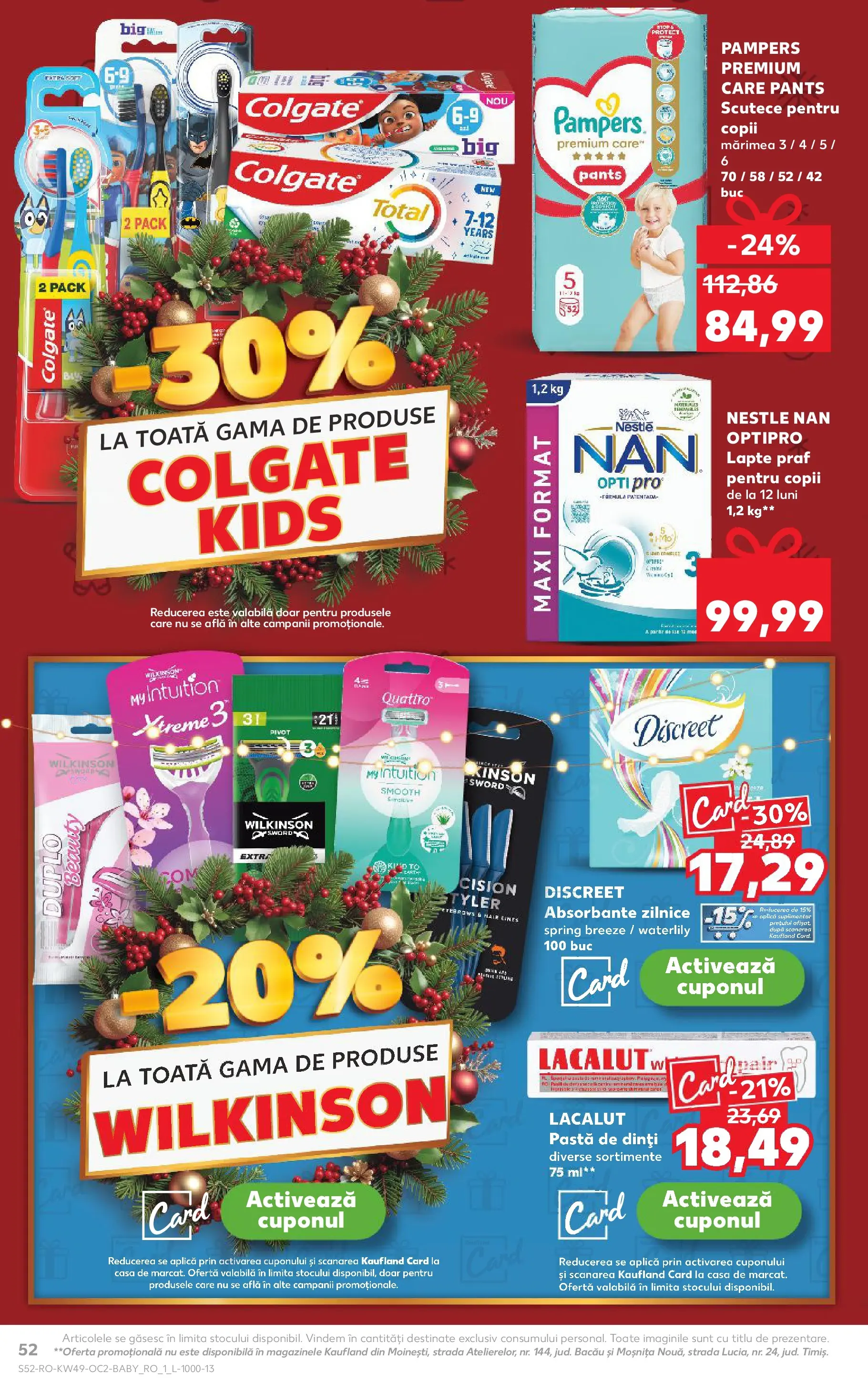 Catalog Kaufland - Constanța 03.12.2025 - Revista si Oferta | Pagină: 52 | Produse: Pirinç gevreği, Lapte, Pastă de dinți, Absorbante