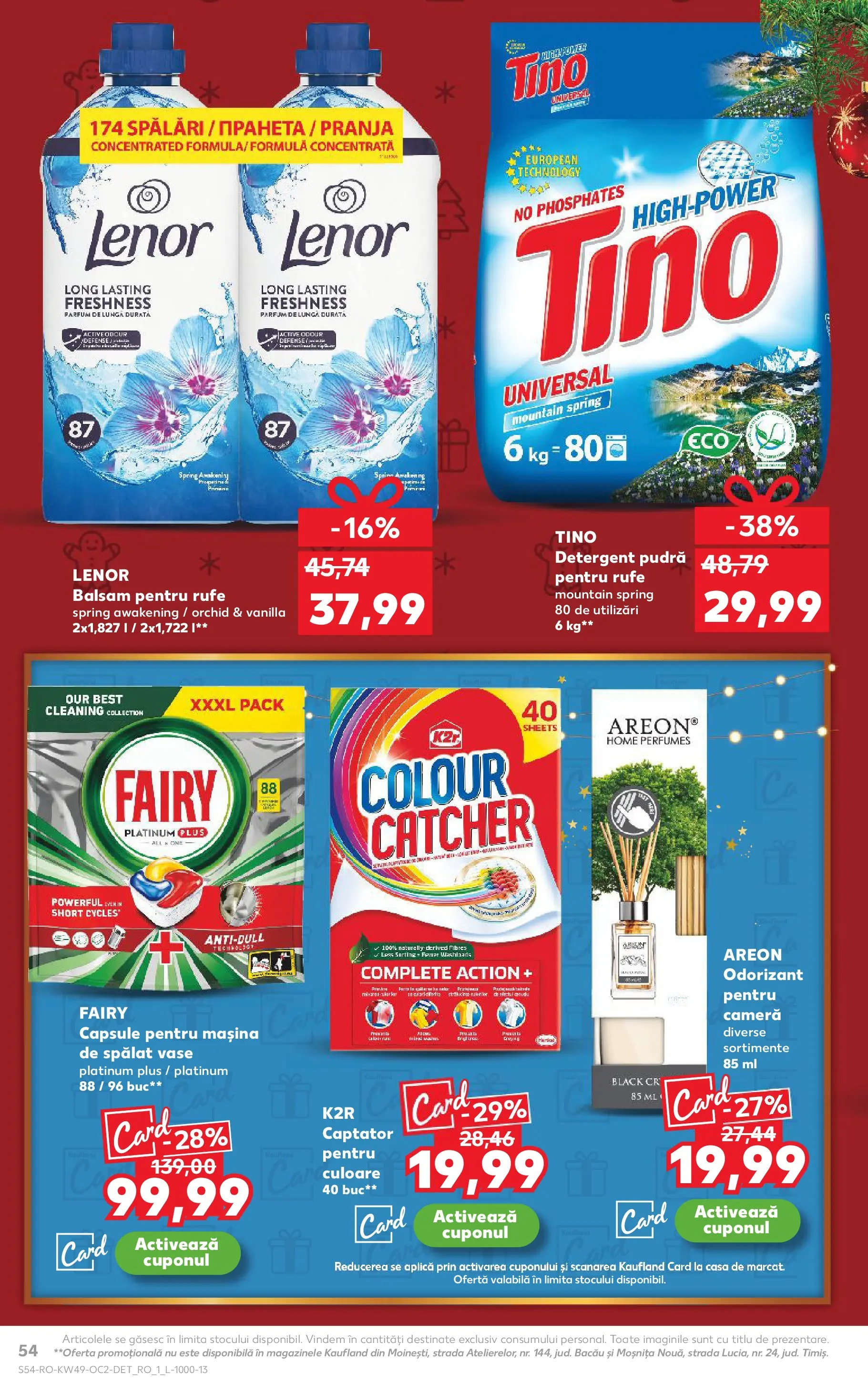Catalog Kaufland - Constanța 03.12.2025 - Revista si Oferta | Pagină: 54 | Produse: Mașină De Spălat Vase, Parfum, Pudră, Capsule pentru mașina de spălat