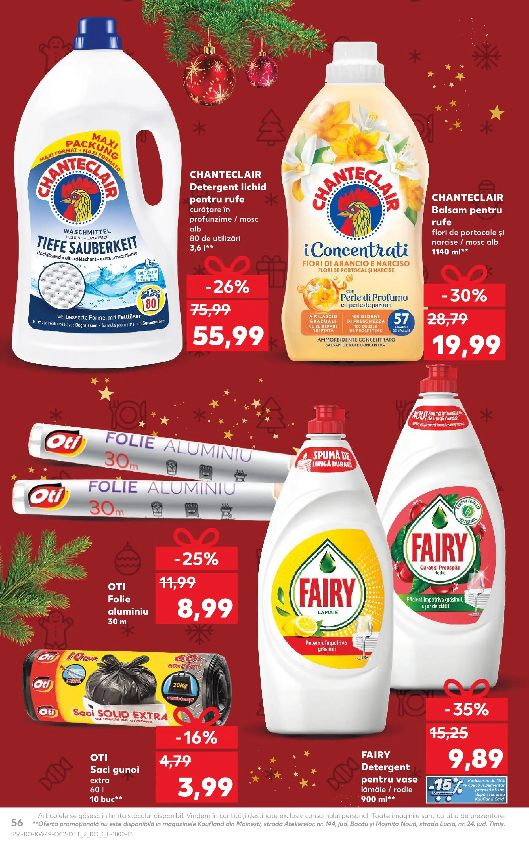 Catalog Kaufland - Constanța 03.12.2025 - Revista si Oferta | Pagină: 56 | Produse: Yorgan, Portocale, Detergent, Balsam de rufe