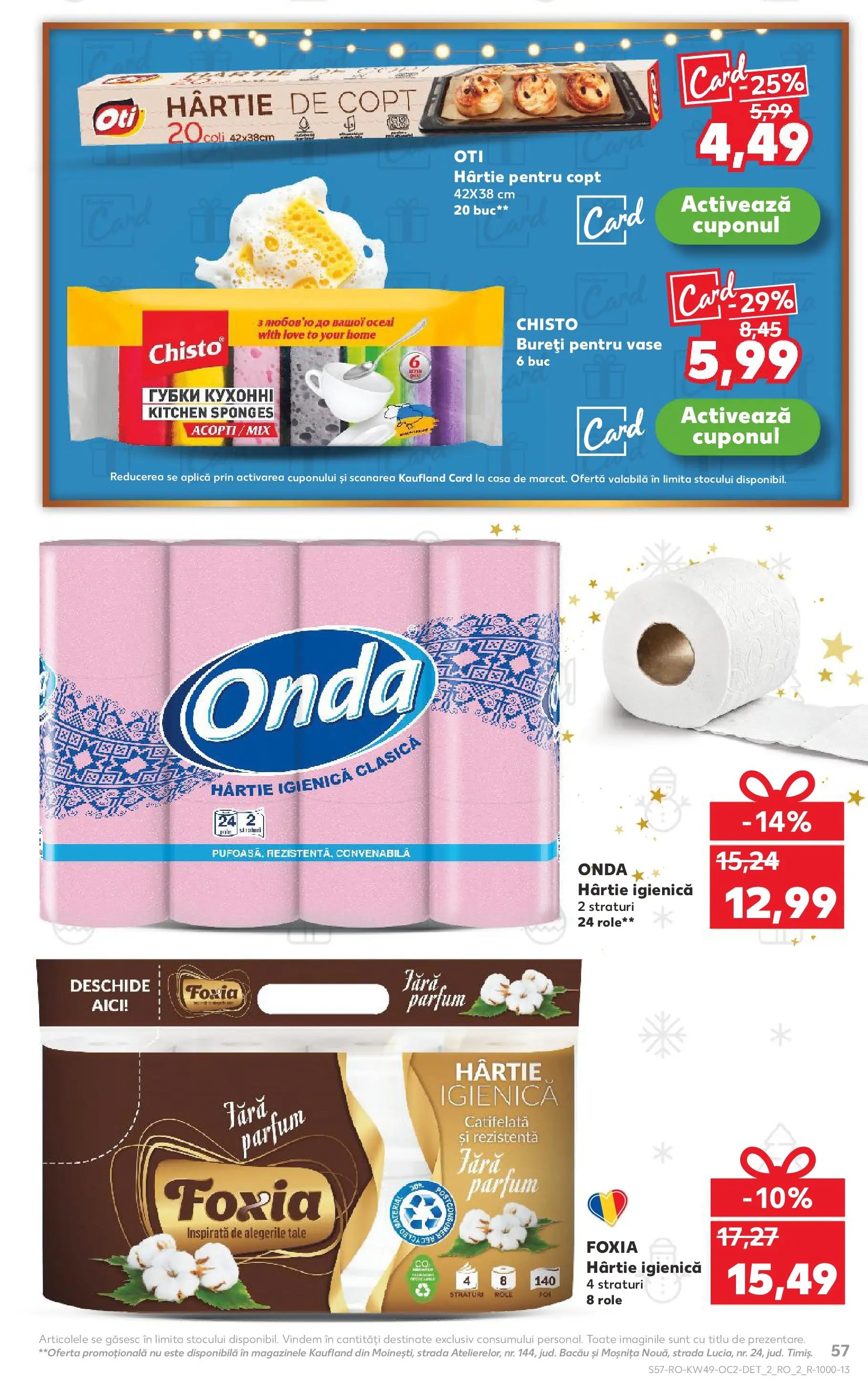 Catalog Kaufland - Constanța 03.12.2025 - Revista si Oferta | Pagină: 57 | Produse: Role, Parfum