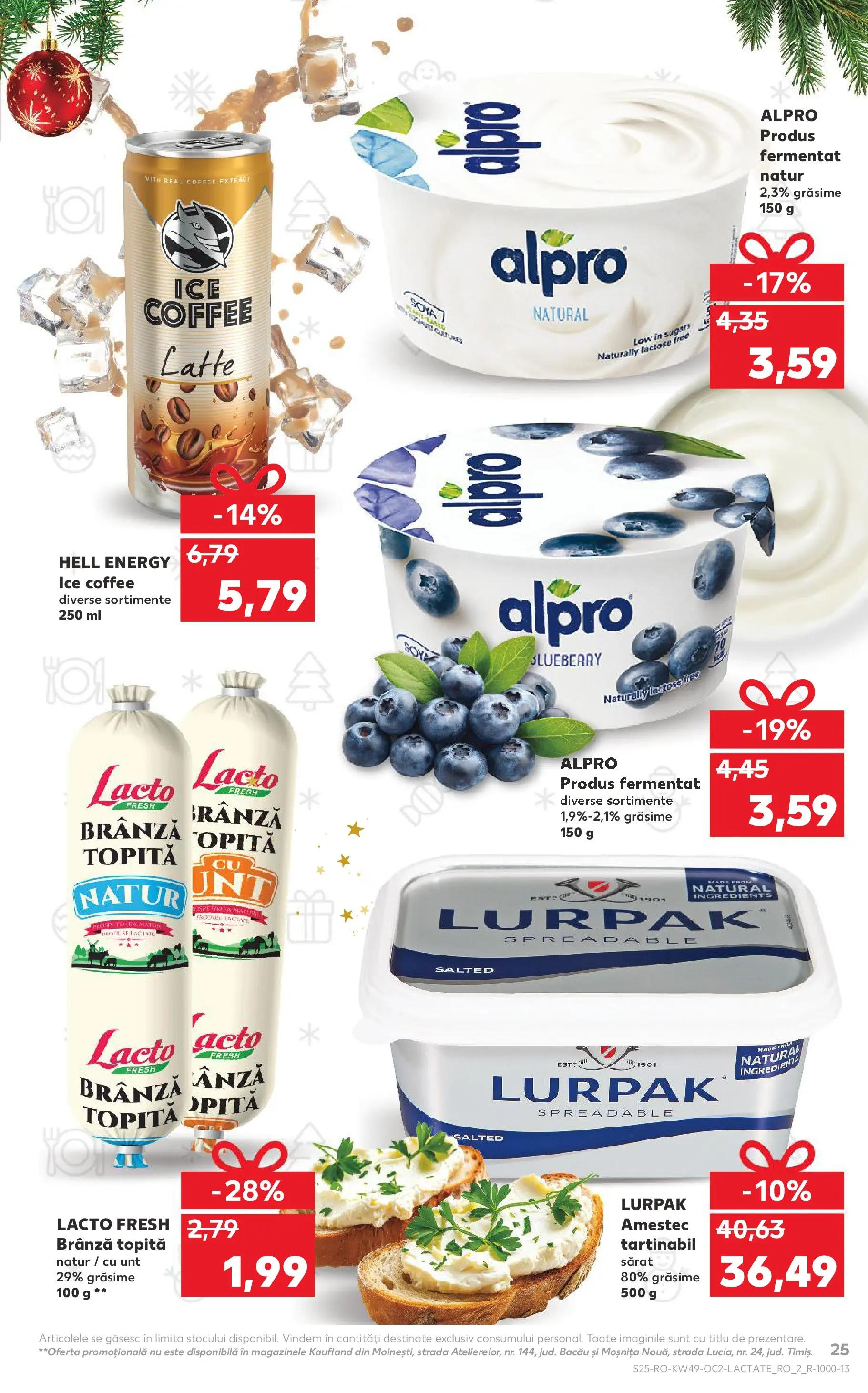 Catalog Kaufland - Constanța 03.12.2025 - Revista si Oferta | Pagină: 25 | Produse: Kalem ucu, Unt, Brânză