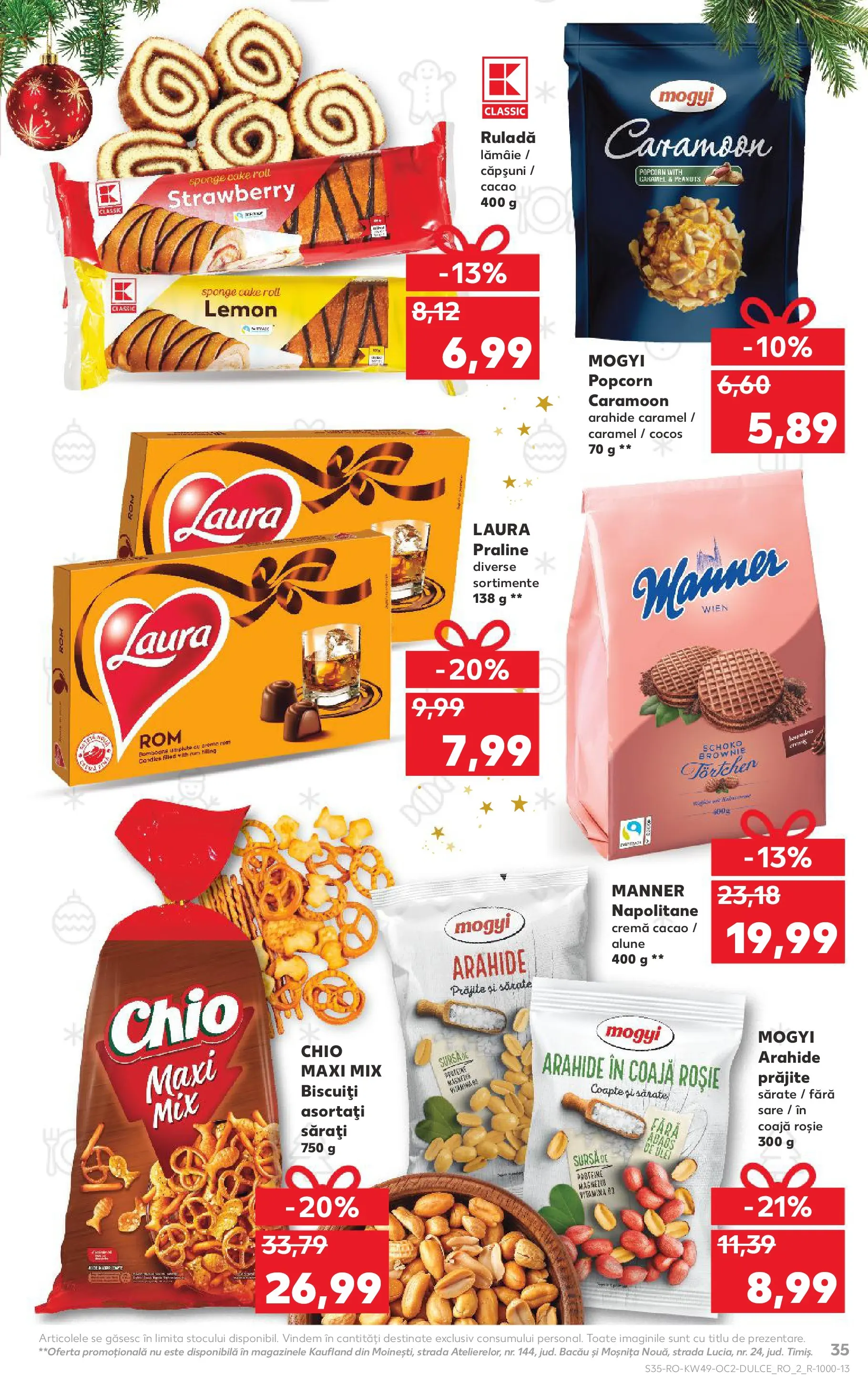 Catalog Kaufland - Constanța 03.12.2025 - Revista si Oferta | Pagină: 35 | Produse: Praline, Cremă, Rom, Lămâie