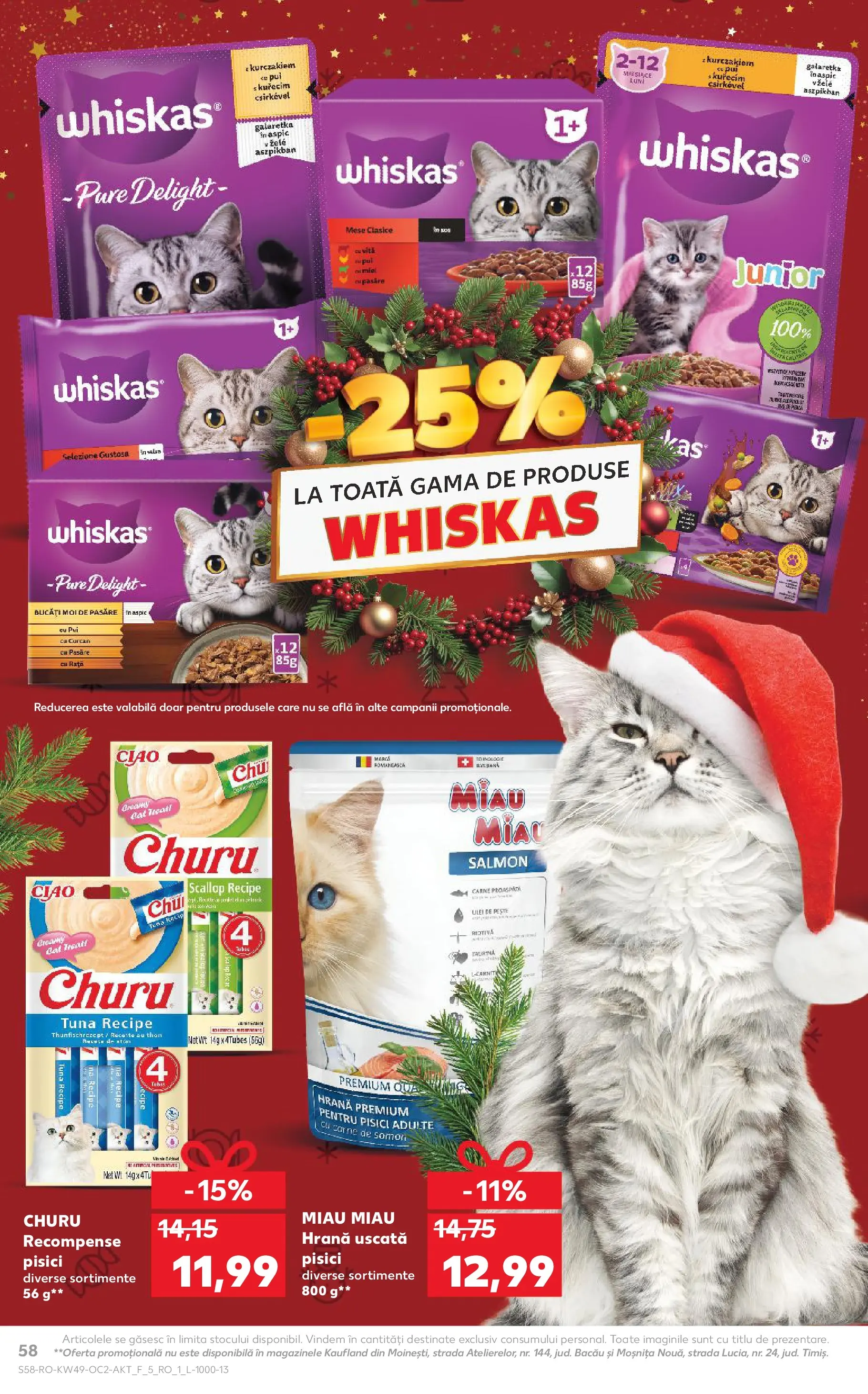 Catalog Kaufland - Constanța 03.12.2025 - Revista si Oferta | Pagină: 58 | Produse: Hacıyatmaz Kedi Oyuncağı, Rață, Pește, Sos