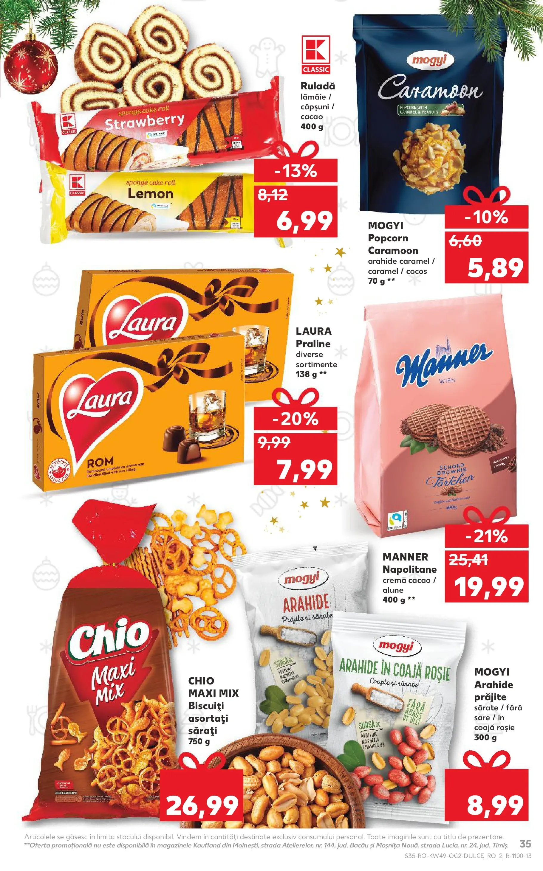 Catalog Kaufland - Ploiești 03.12.2025 - Revista si Oferta | Pagină: 35 | Produse: Arahide, Alune, Ulei, Biscuiți