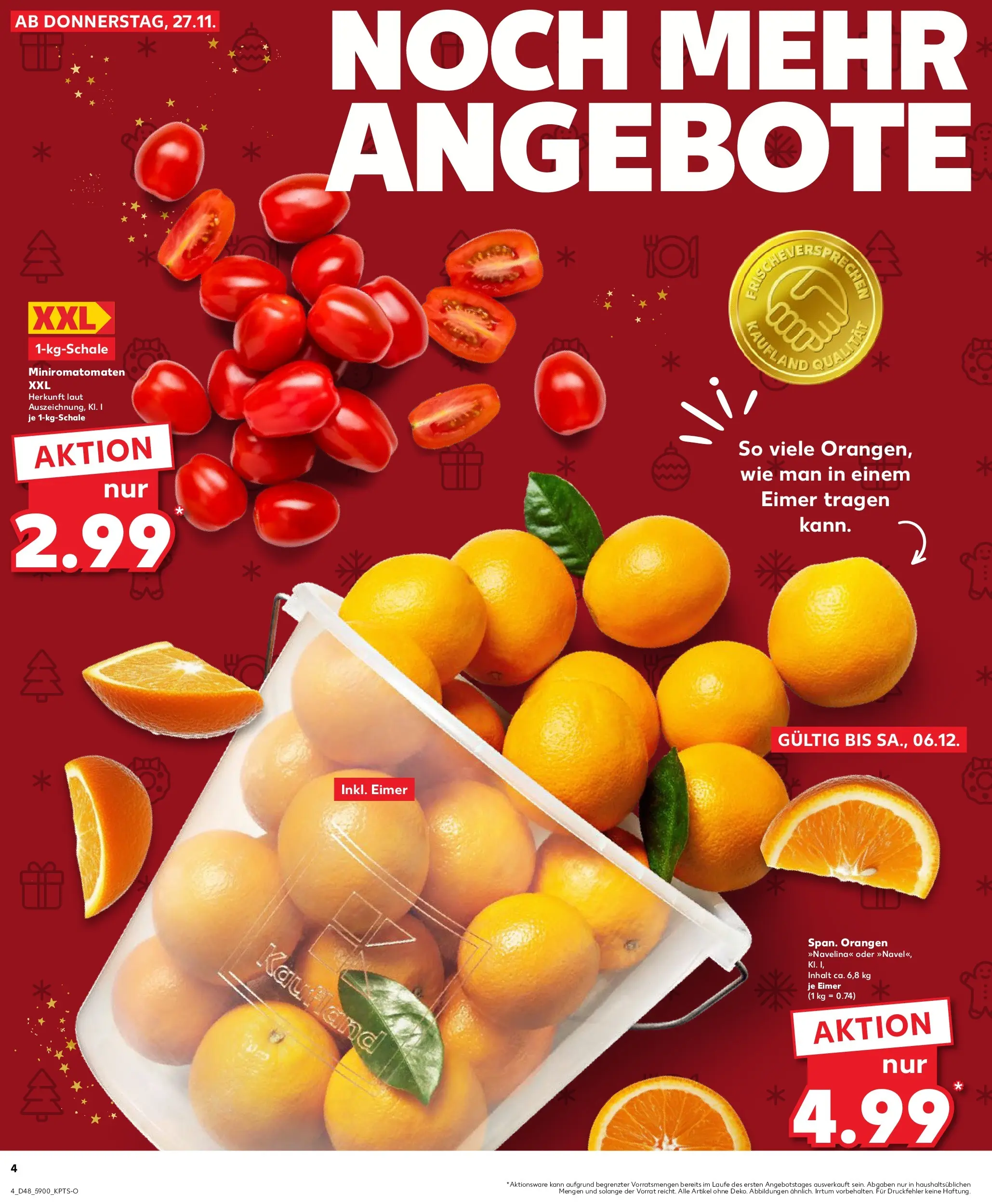 Prospekt Kaufland ab 30.11.2025 » Angebote Online zum Blättern | Seite: 4