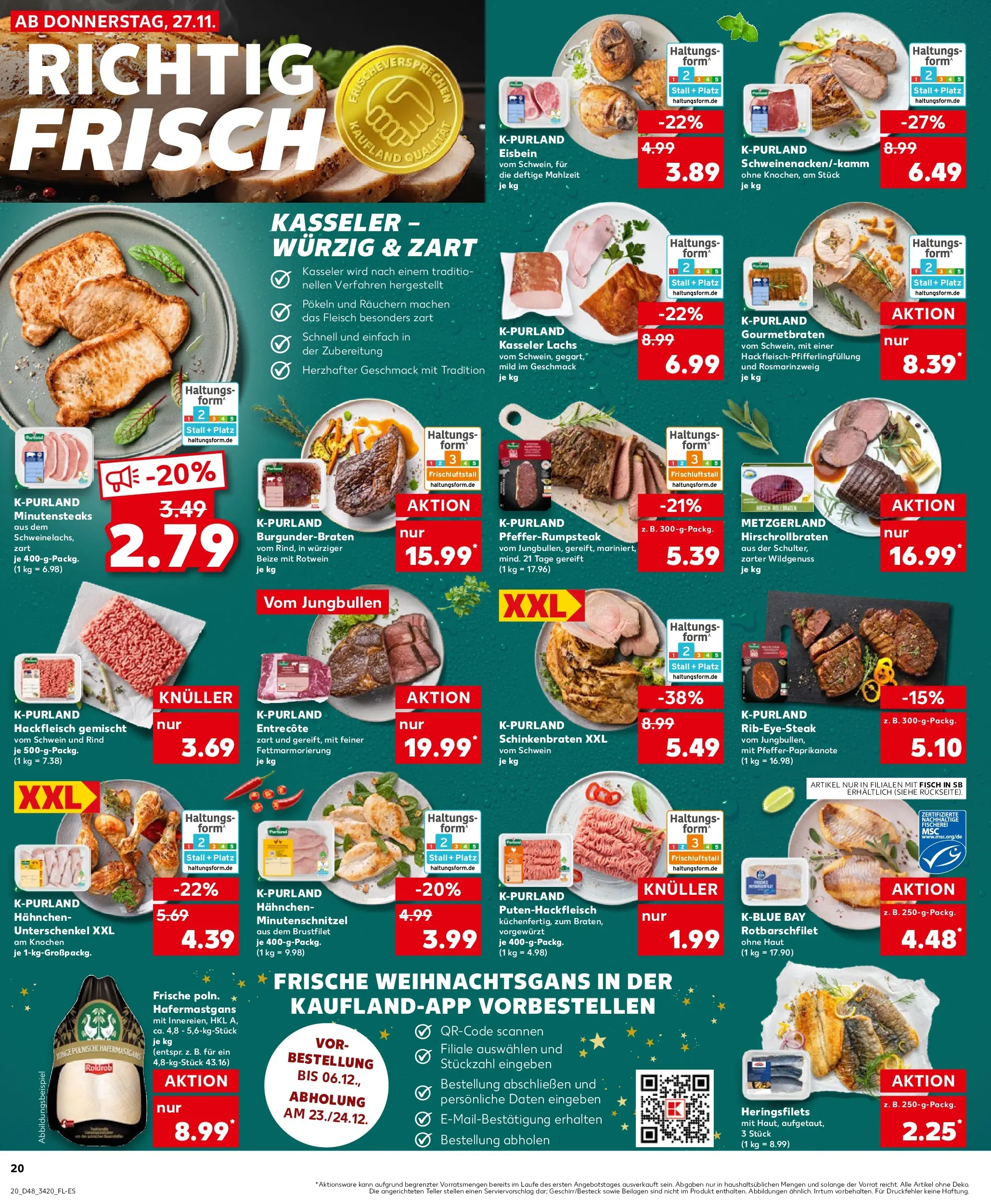 Prospekt Kaufland ab 30.11.2025 » Angebote Online zum Blättern | Seite: 20