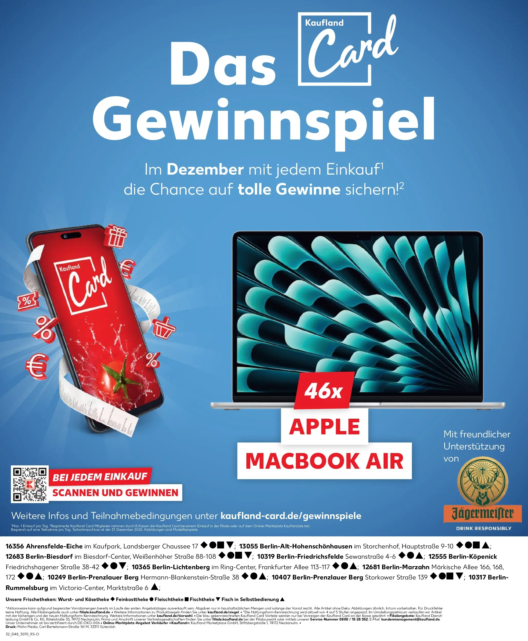 Prospekt Kaufland ab 30.11.2025 » Angebote Online zum Blättern | Seite: 32 | Produkte: Macbook, Apple, Wurst, Laptop