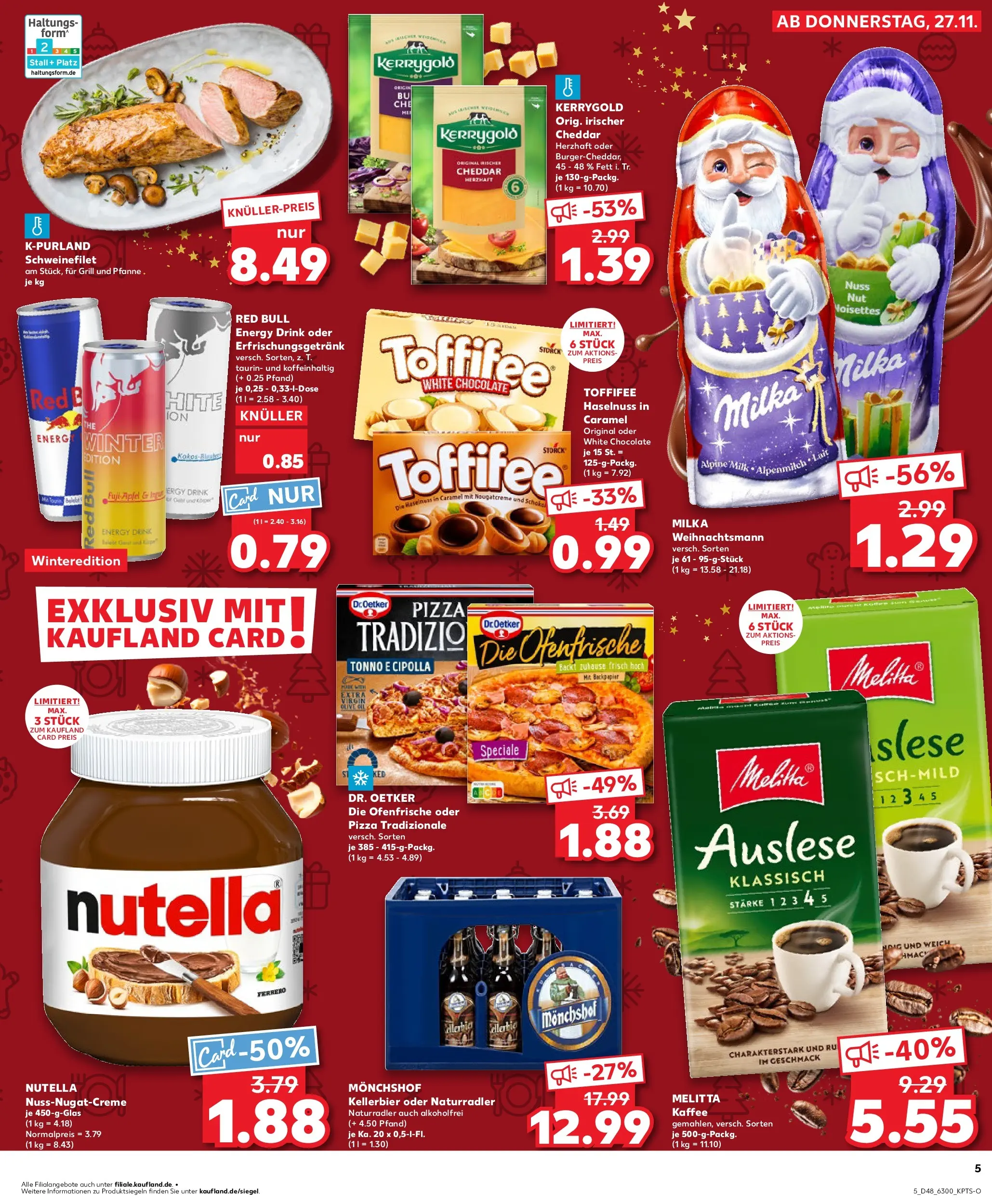 Prospekt Kaufland ab 30.11.2025 » Angebote Online zum Blättern | Seite: 5 | Produkte: Melitta, Kaffee, Äpfel, Pizza