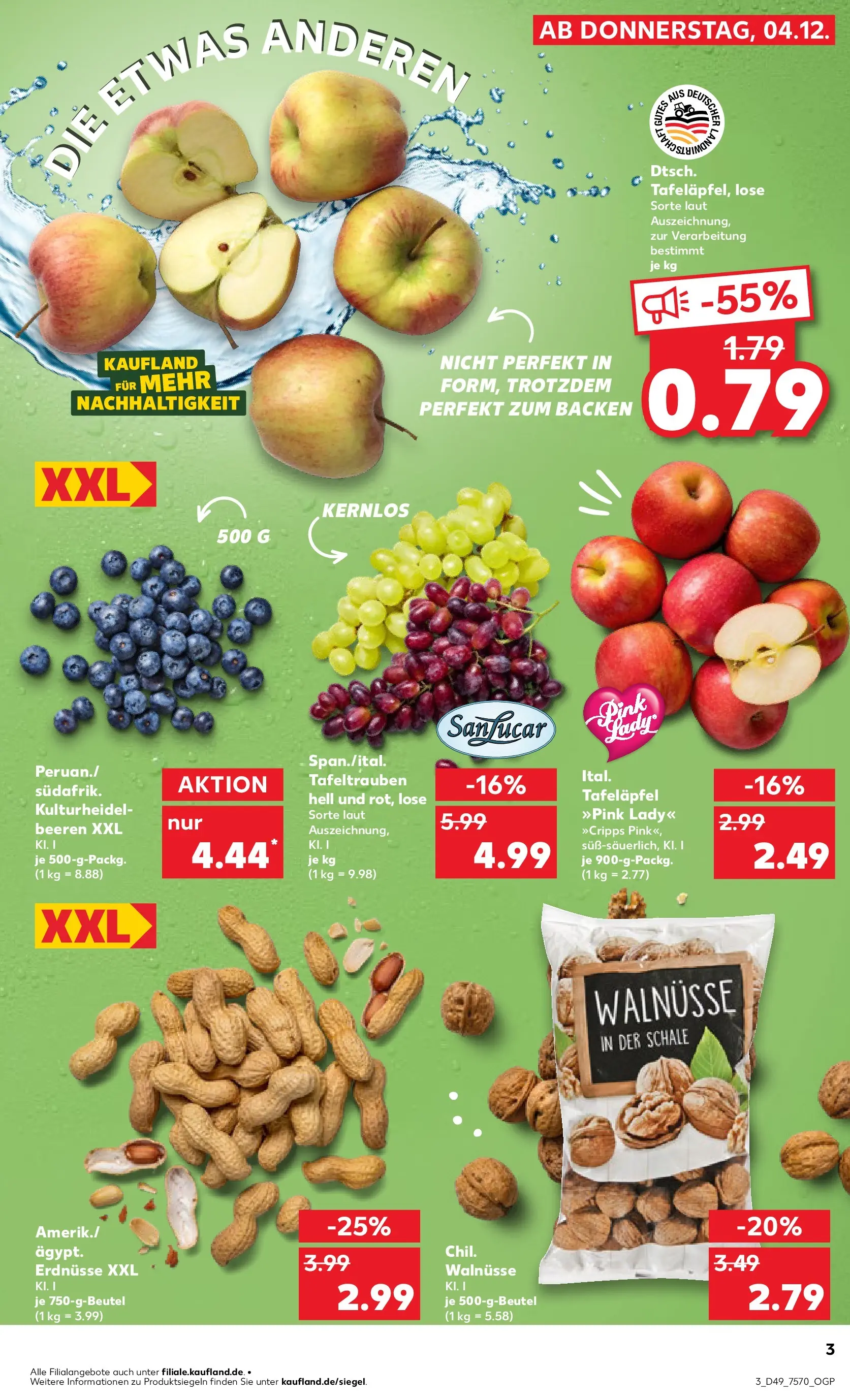 Prospekt Kaufland ab 03.12.2025 » Angebote und Werbung Online | Seite: 3 Prospekt Kaufland ab 03.12.2025 » Angebote Online zum Blättern | Seite: 3