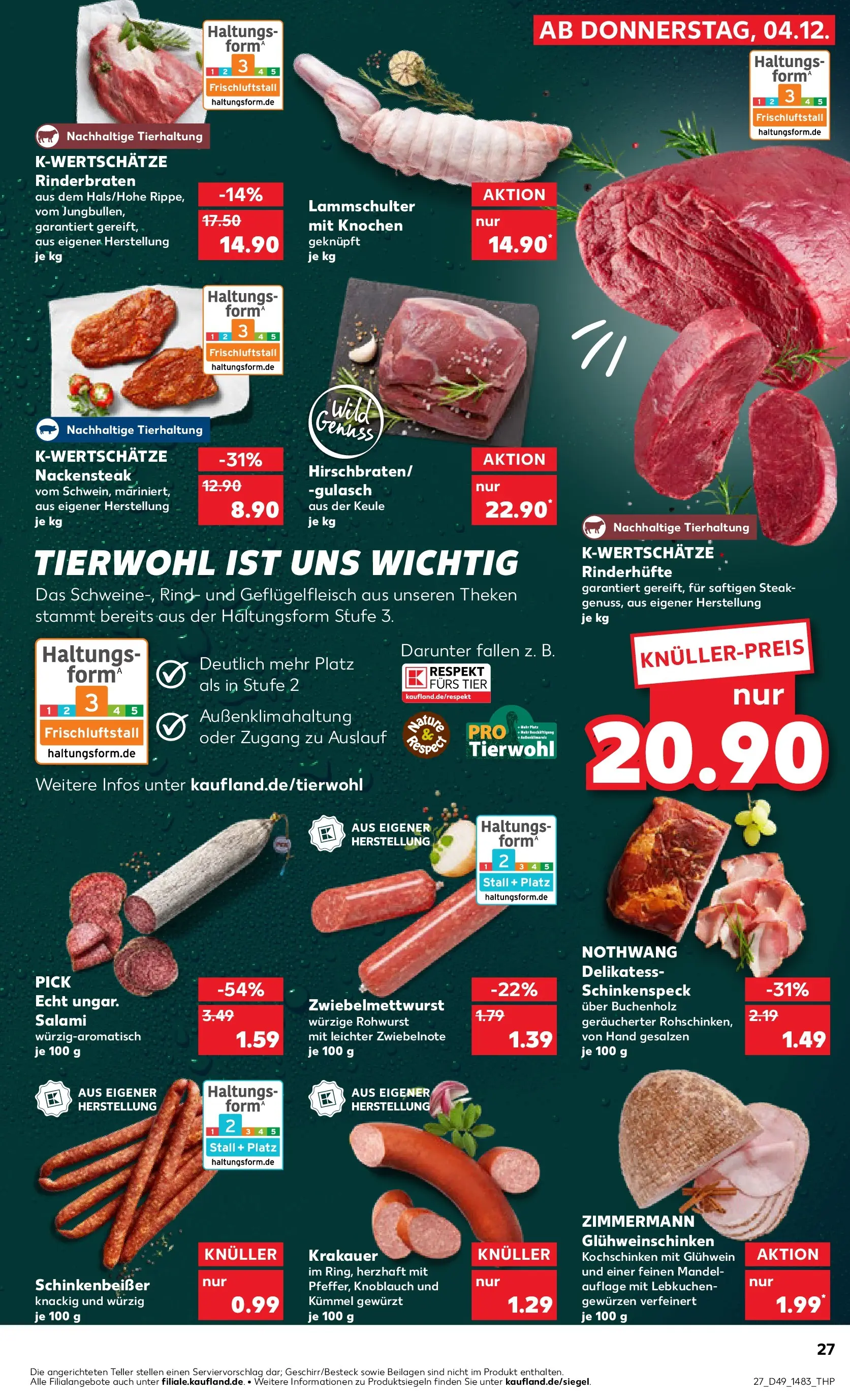 Prospekt Kaufland ab 03.12.2025 » Angebote Online zum Blättern | Seite: 27