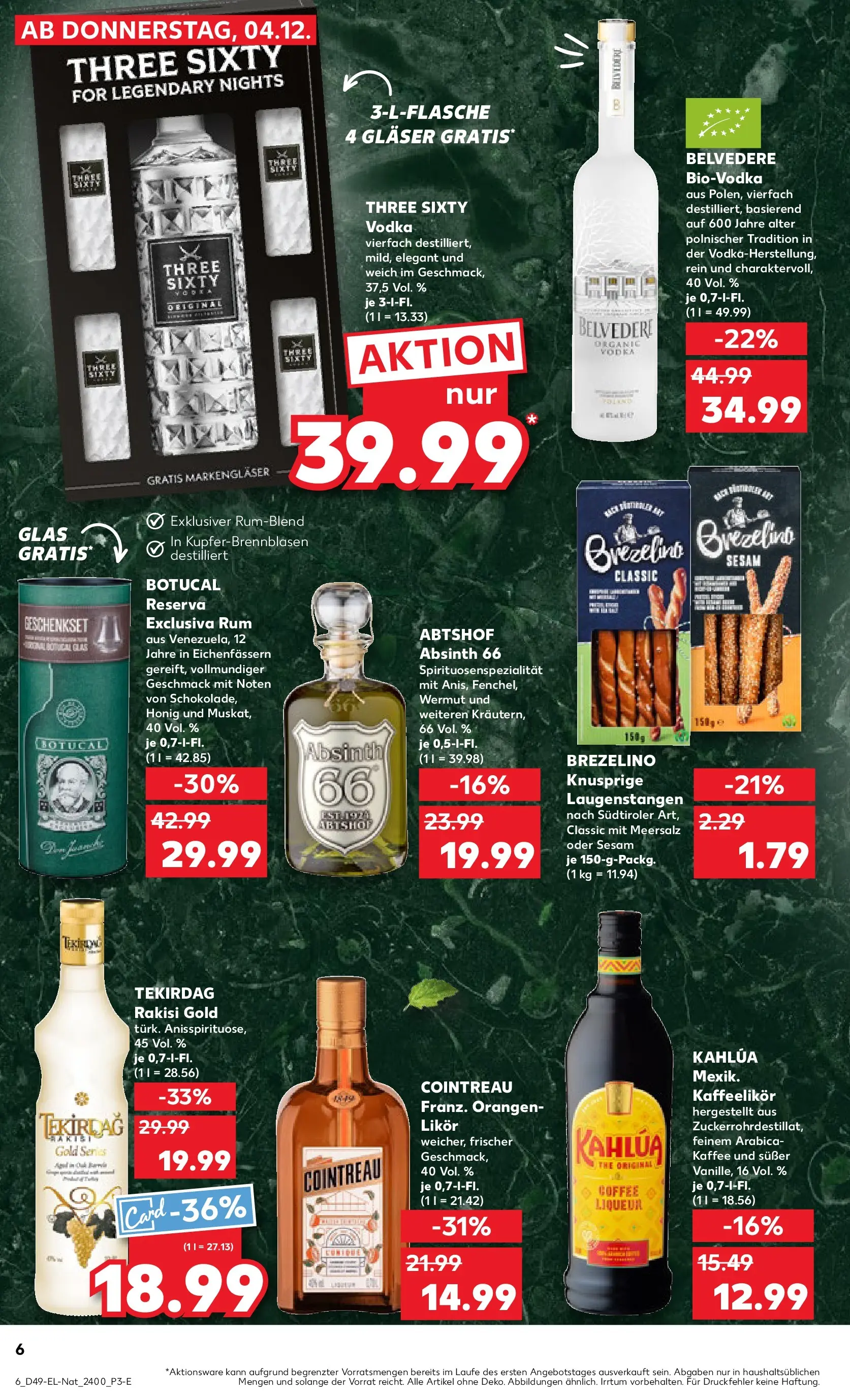 Prospekt Kaufland ab 04.12.2025 » Angebote Online zum Blättern | Seite: 72 | Produkte: Schokolade, Likör, Orangen, Vodka