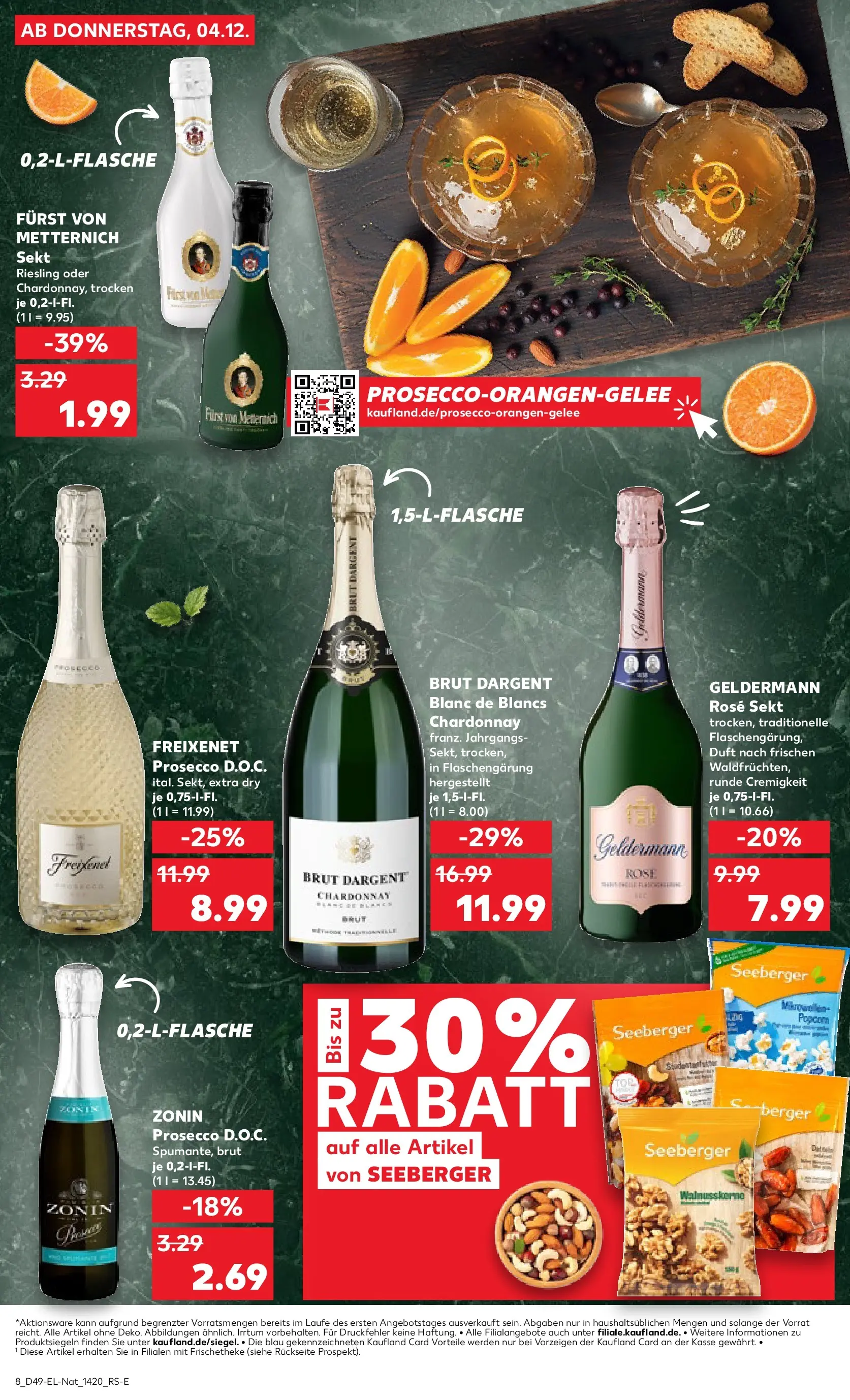 Prospekt Kaufland ab 04.12.2025 » Angebote Online zum Blättern | Seite: 74 | Produkte: Furst von metternich, Freixenet, Duft, Brut dargent