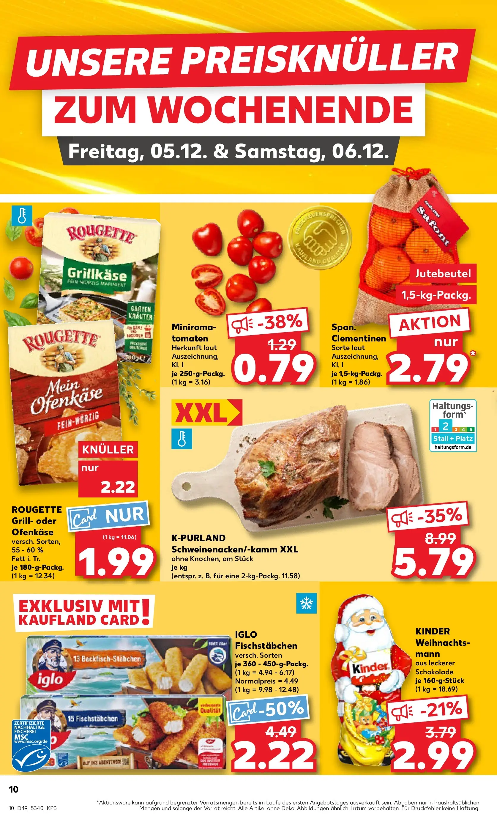 Prospekt Kaufland ab 04.12.2025 » Angebote und Werbung Online | Seite: 10 | Produkte: Grill, Schokolade, Tomaten, Fischstabchen Prospekt Kaufland ab 04.12.2025 » Angebote Online zum Blättern | Seite: 10 | Produkte: Grill, Schokolade, Tomaten, Fischstabchen