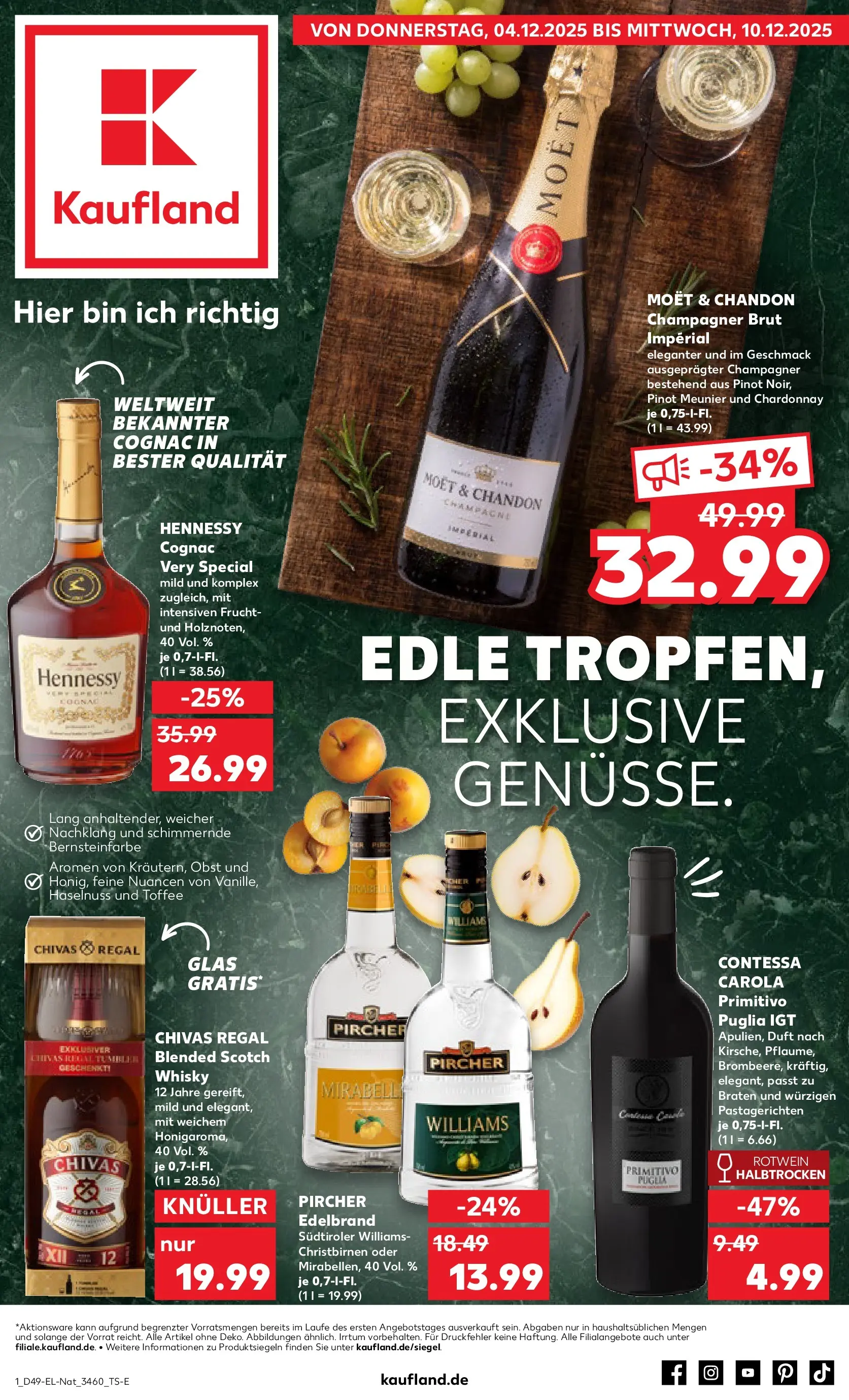 Prospekt Kaufland ab 08.12.2025 » Angebote Online zum Blättern | Seite: 67 | Produkte: Whisky, Regal, Duft, Obst