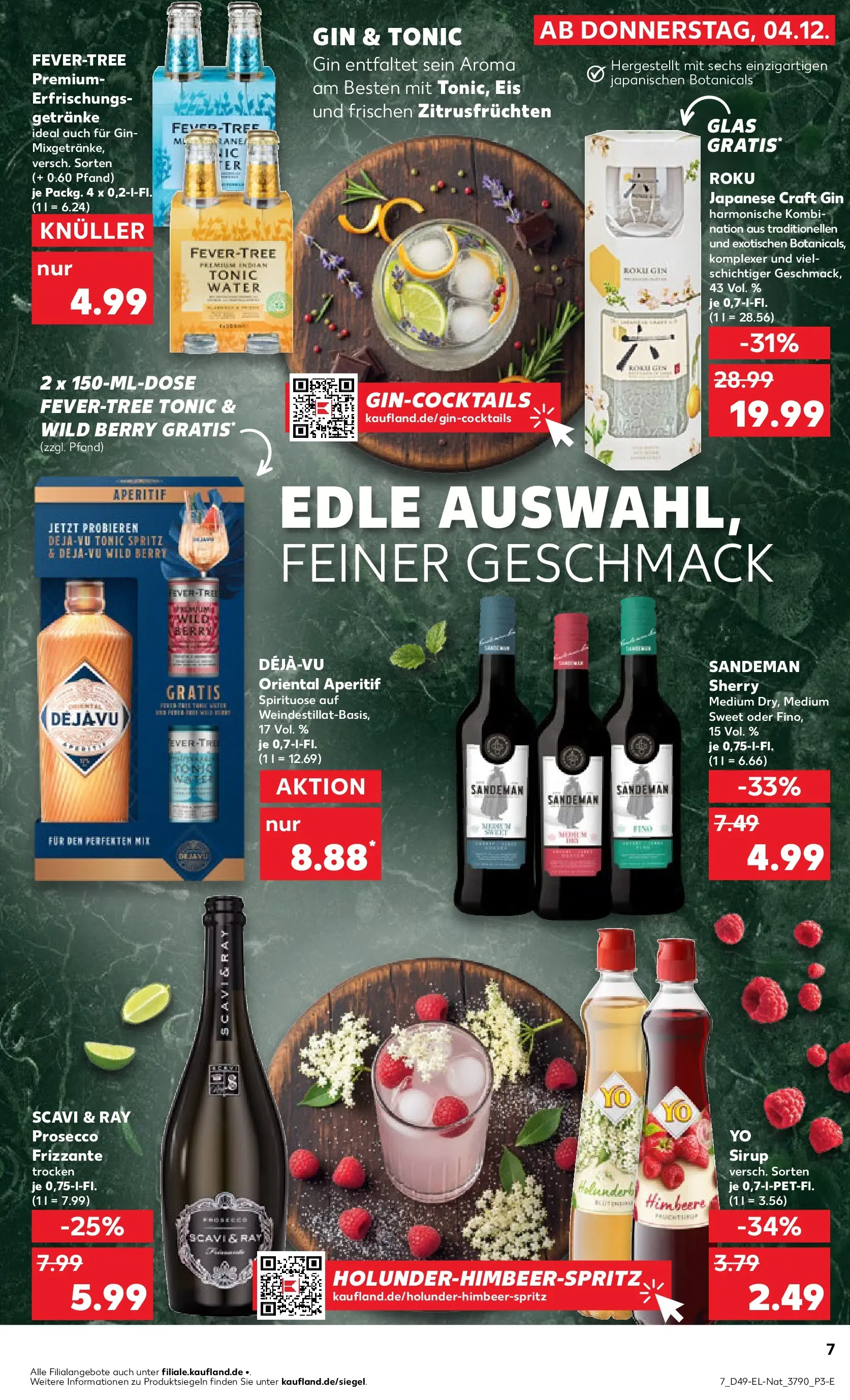 Prospekt Kaufland ab 04.12.2025 » Angebote und Werbung Online | Seite: 73 | Produkte: Sirup, Himbeere, Gin, Eis Prospekt Kaufland ab 04.12.2025 » Angebote Online zum Blättern | Seite: 73 | Produkte: Sirup, Himbeere, Gin, Eis