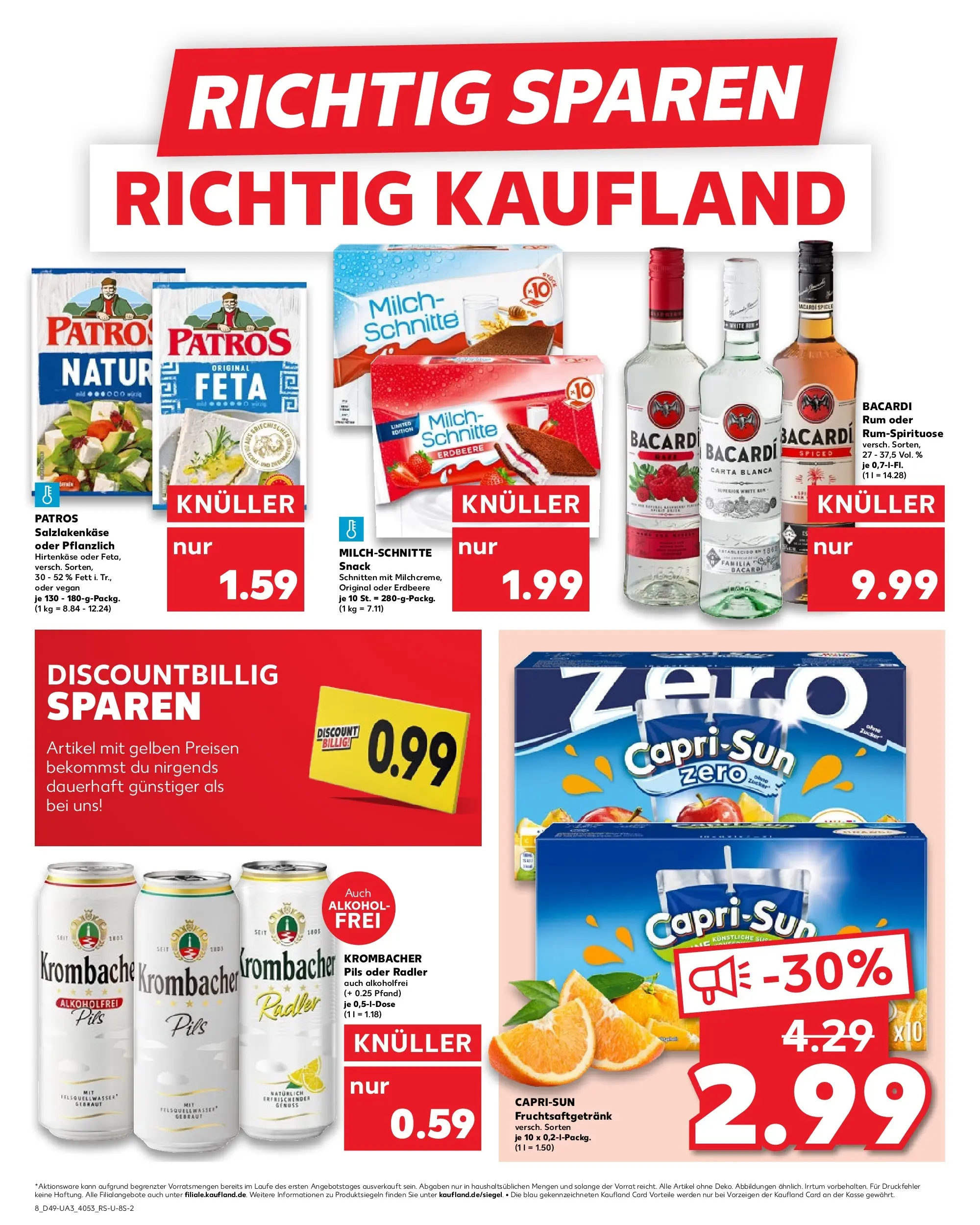 Prospekt Kaufland ab 04.12.2025 » Angebote und Werbung Online | Seite: 8 | Produkte: Bacardi, Rum, Pils, Zucker Prospekt Kaufland ab 04.12.2025 » Angebote Online zum Blättern | Seite: 8 | Produkte: Bacardi, Rum, Pils, Zucker
