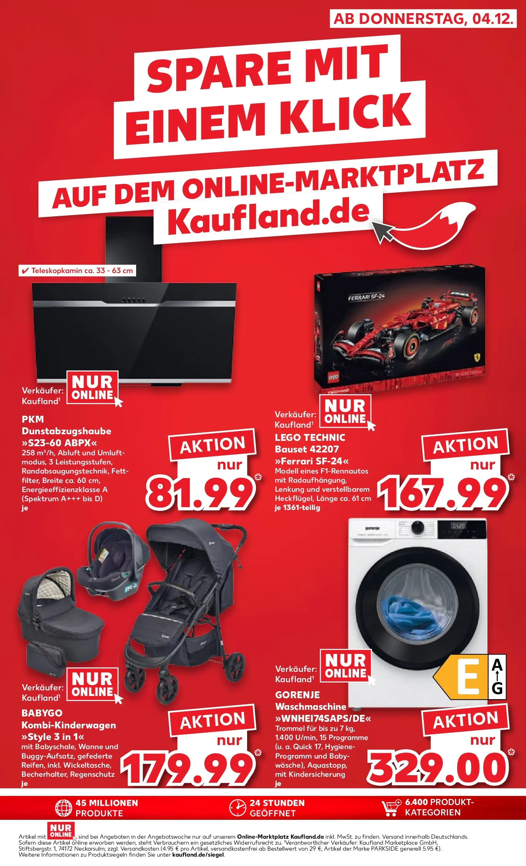Prospekt Kaufland ab 04.12.2025 » Angebote und Werbung Online | Seite: 57 | Produkte: Gorenje, Waschmaschine Prospekt Kaufland ab 04.12.2025 » Angebote Online zum Blättern | Seite: 57 | Produkte: Gorenje, Waschmaschine