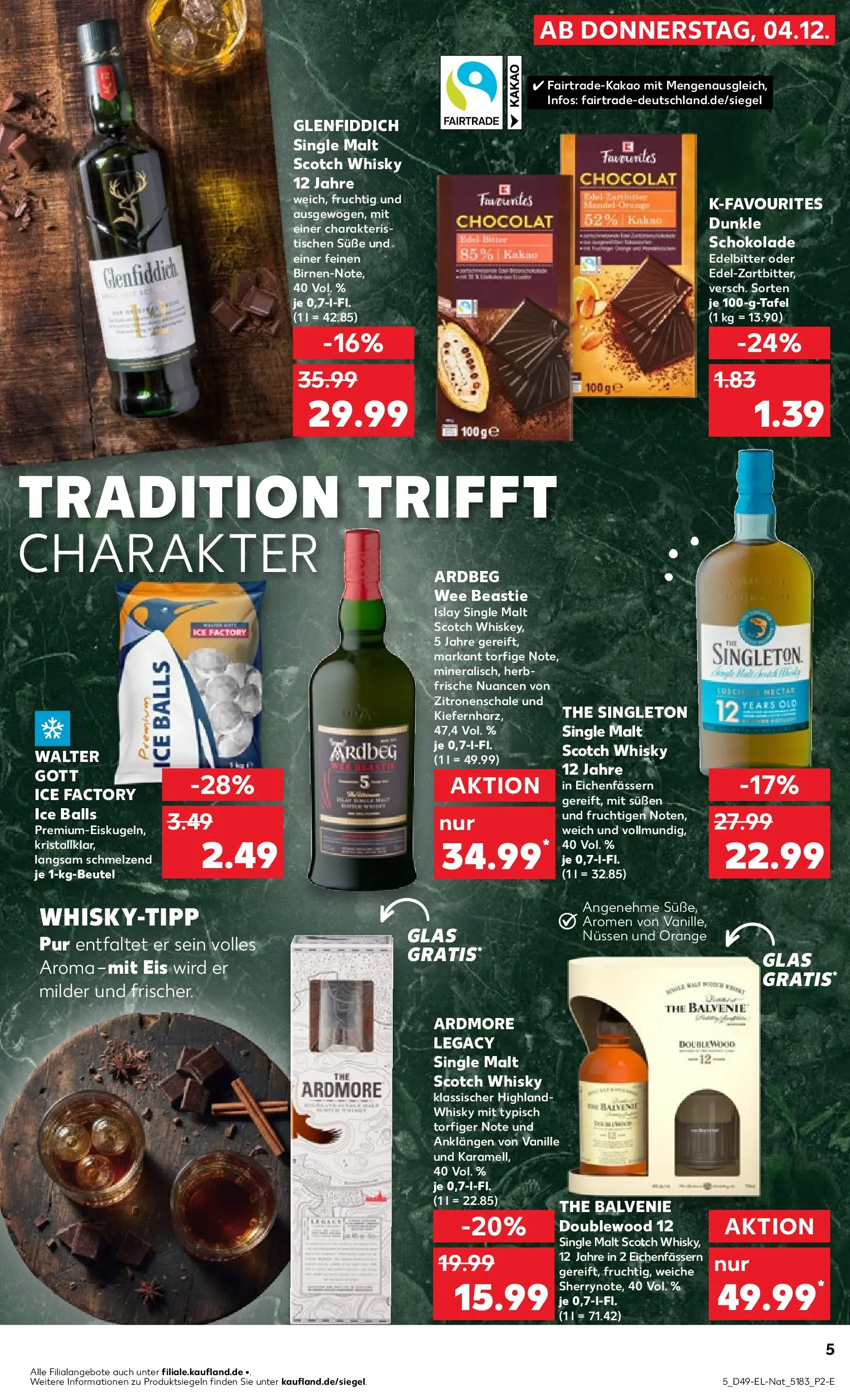 Prospekt Kaufland ab 04.12.2025 » Angebote und Werbung Online | Seite: 79 | Produkte: Whisky, Schokolade, Dunkle schokolade, Eis Prospekt Kaufland ab 04.12.2025 » Angebote Online zum Blättern | Seite: 79 | Produkte: Whisky, Schokolade, Dunkle schokolade, Eis