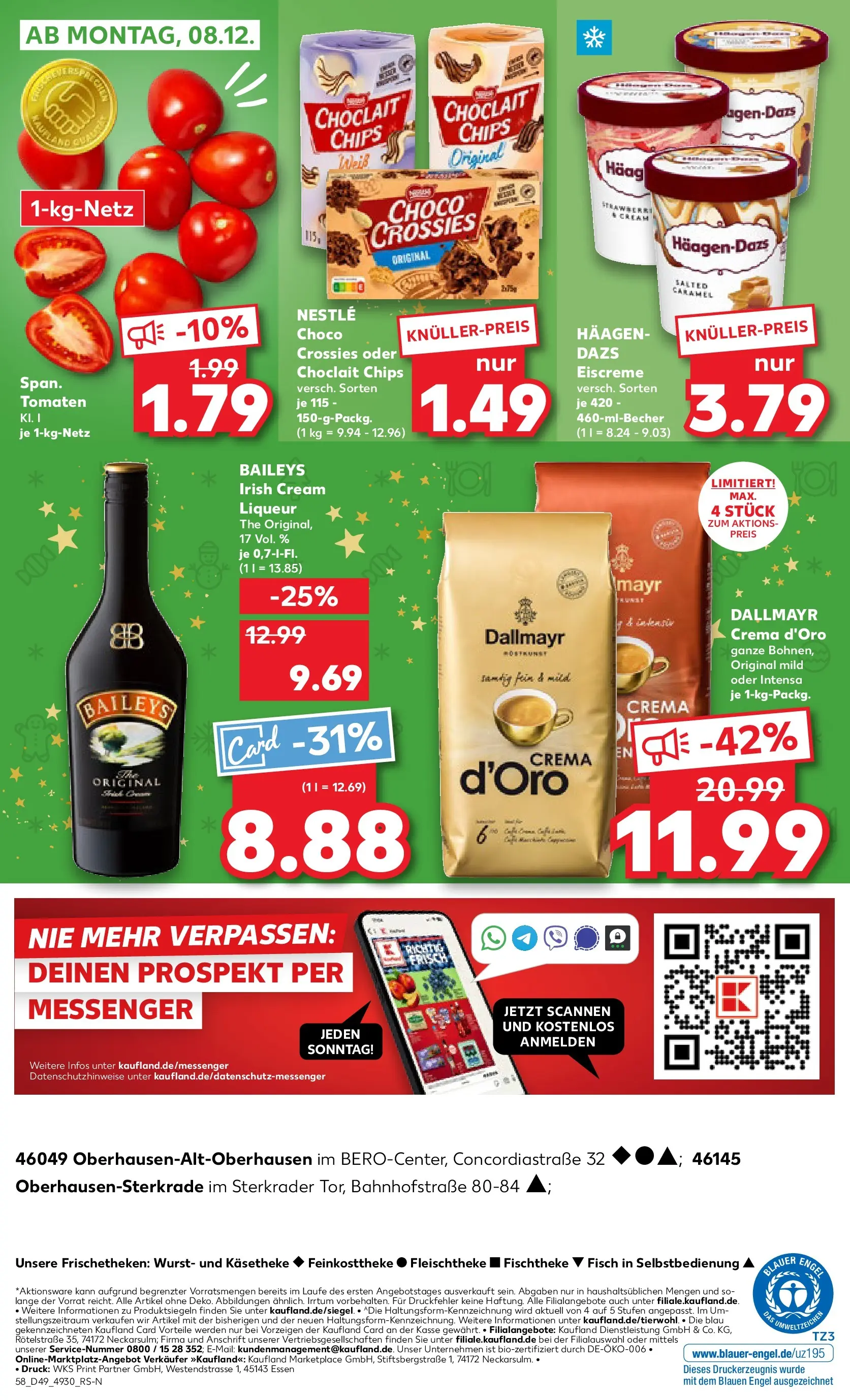 Prospekt Kaufland ab 04.12.2025 » Angebote und Werbung Online | Seite: 58 | Produkte: Tomaten, Fisch, Wurst, Baileys Prospekt Kaufland ab 04.12.2025 » Angebote Online zum Blättern | Seite: 58 | Produkte: Tomaten, Fisch, Wurst, Baileys