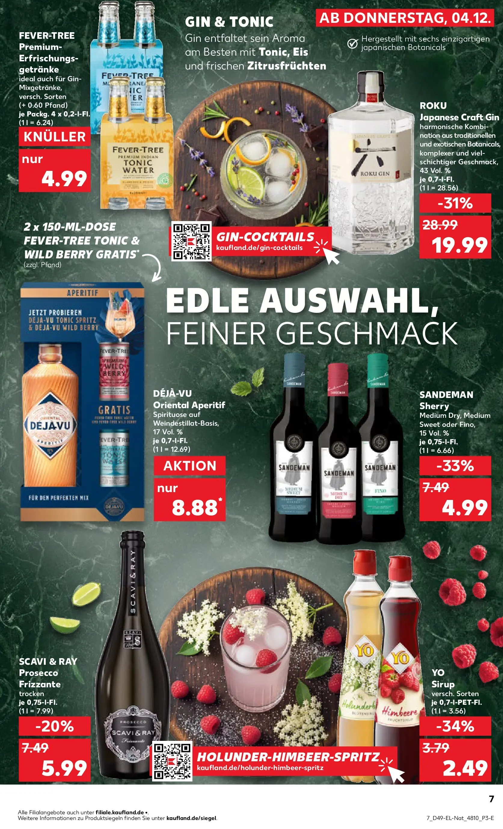 Prospekt Kaufland ab 04.12.2025 » Angebote und Werbung Online | Seite: 73 | Produkte: Mixer, Prosecco, Gin, Eis Prospekt Kaufland ab 04.12.2025 » Angebote Online zum Blättern | Seite: 73 | Produkte: Mixer, Prosecco, Gin, Eis